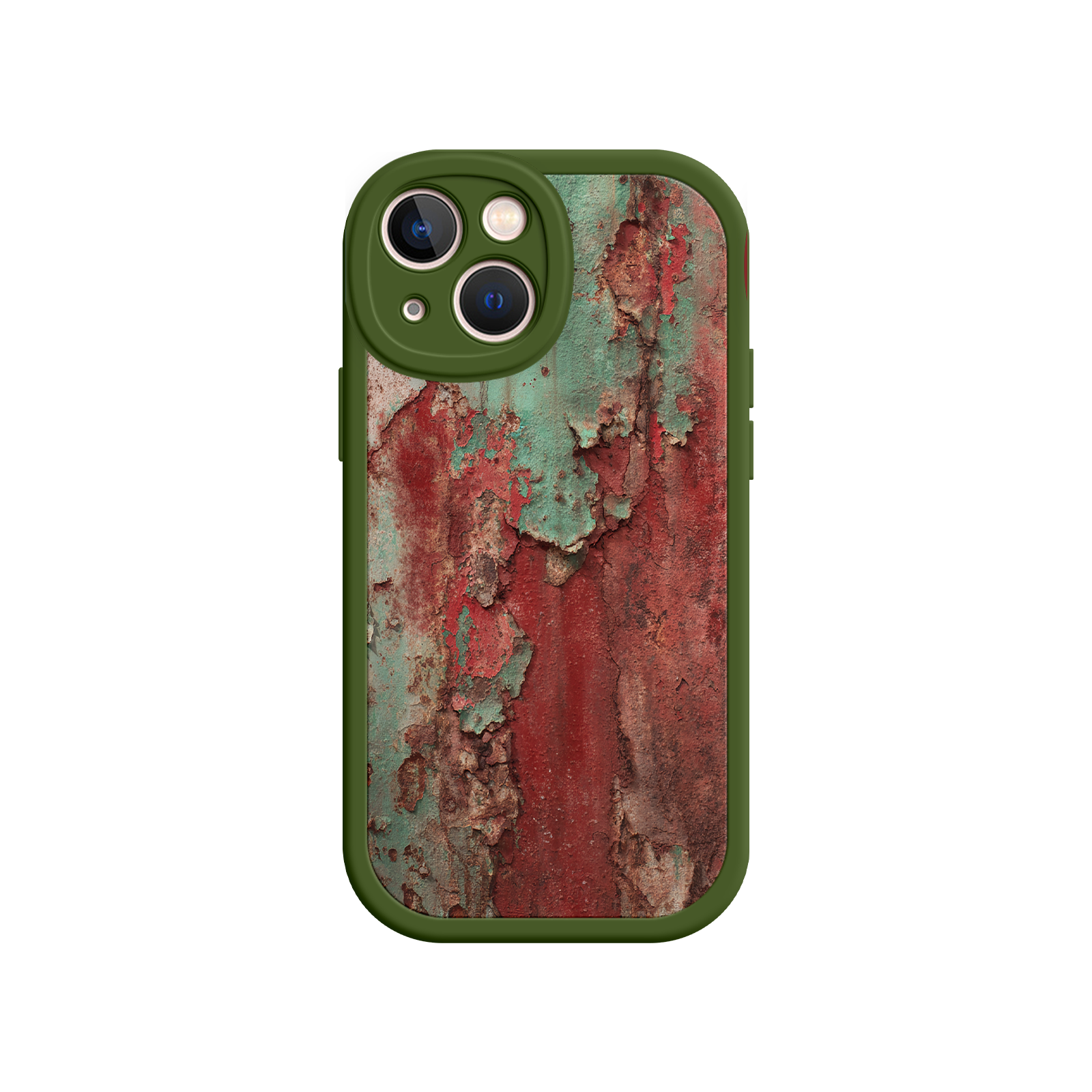 Rustic Metal Texture Phone Case – Vintage Industrial Style for iPhone 17