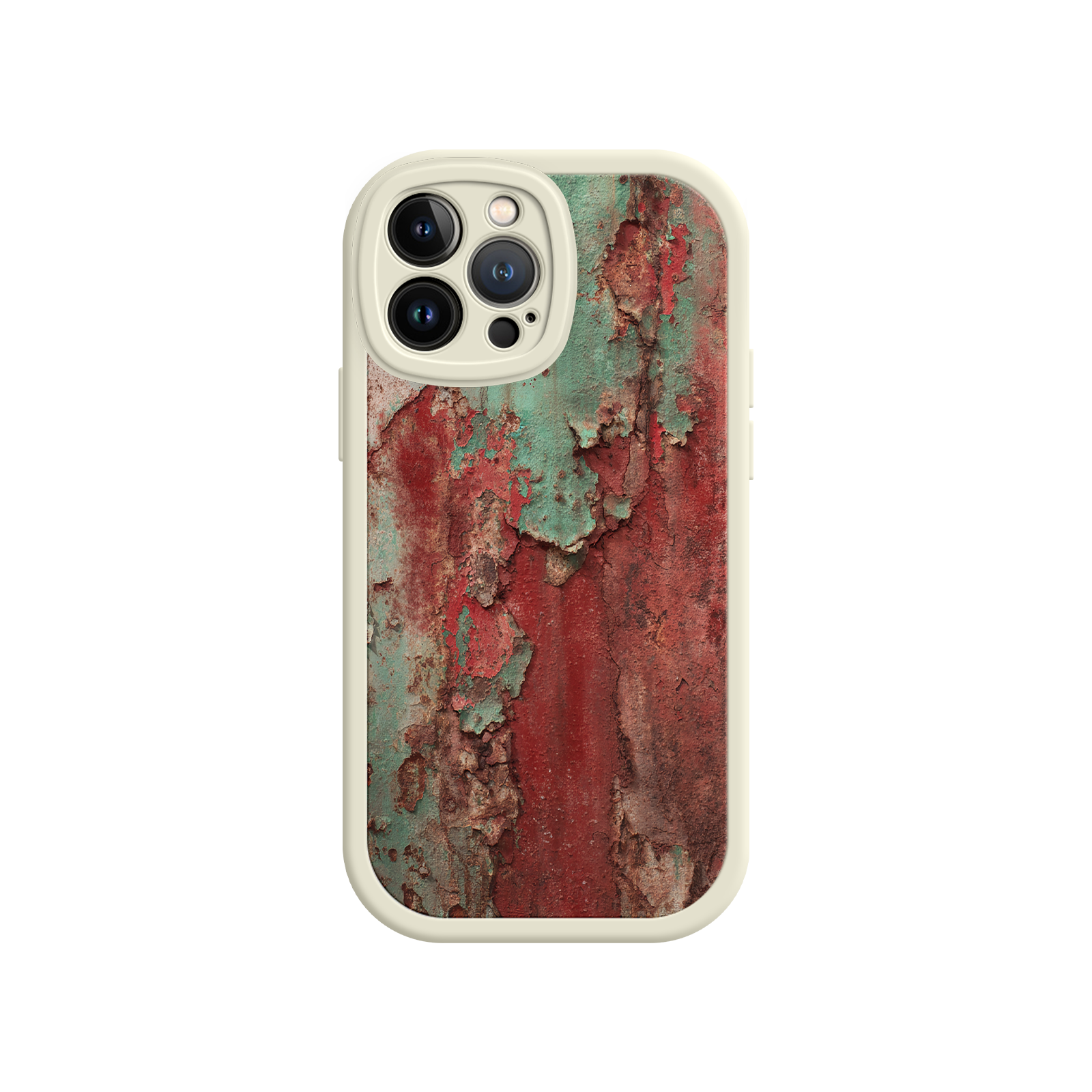 Rustic Metal Texture Phone Case – Vintage Industrial Style for iPhone 17