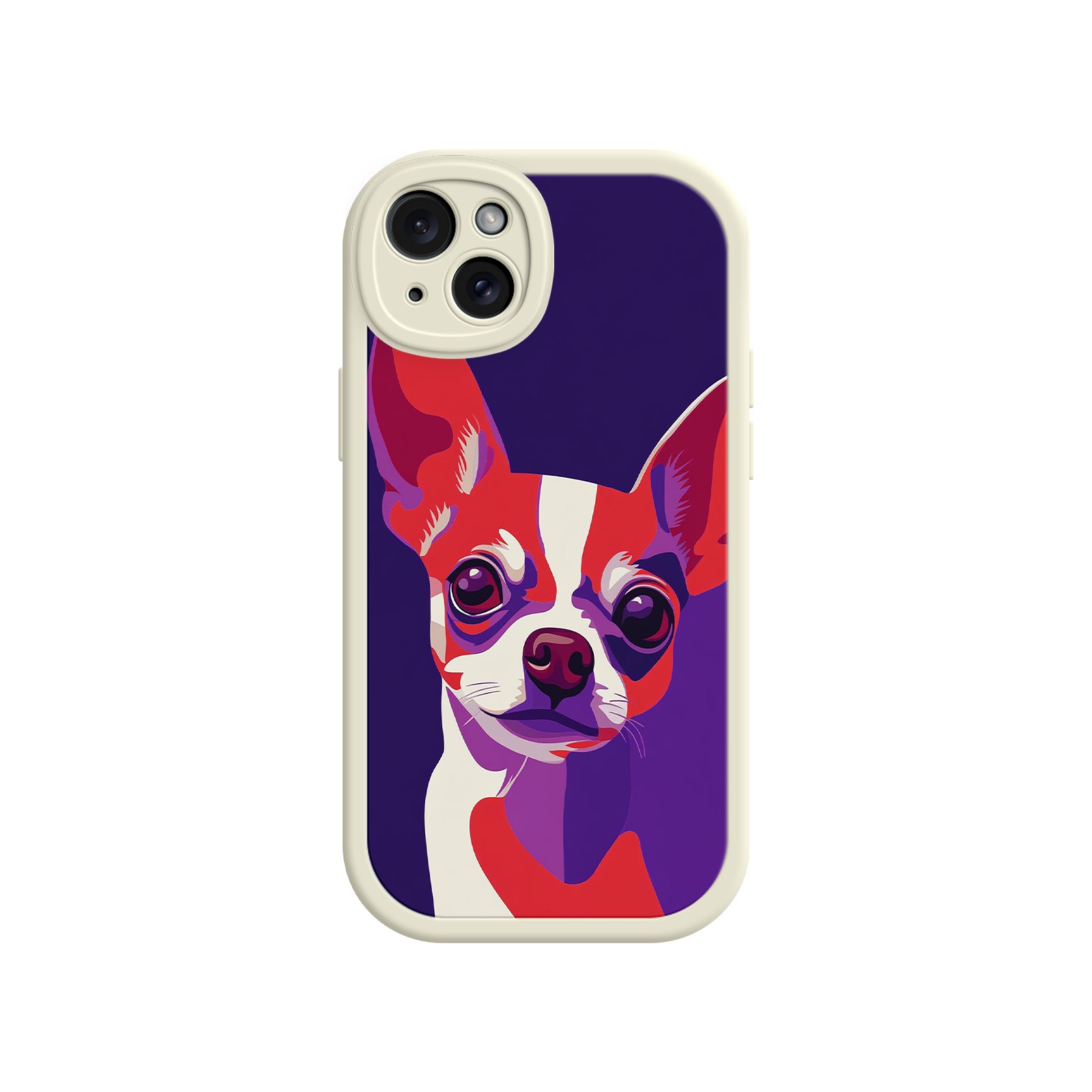 Pop Art Chihuahua Phone Case – Colorful Dog Design for iPhone & Android