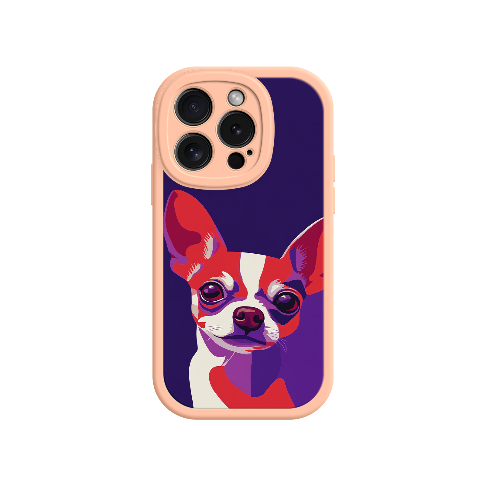Pop Art Chihuahua Phone Case – Colorful Dog Design for iPhone & Android