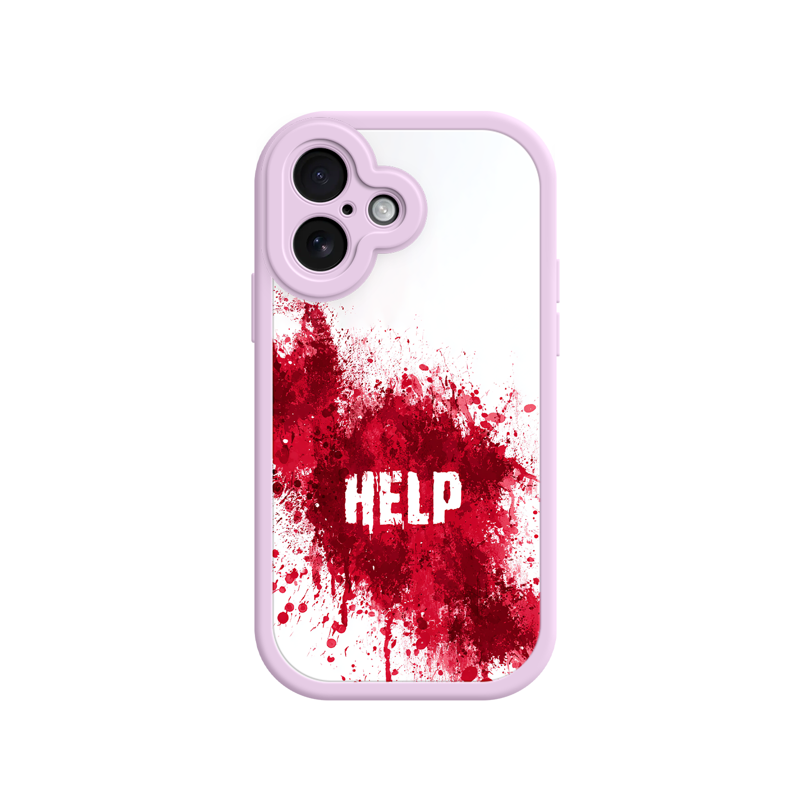 Edgy iPhone case with dramatic horror theme