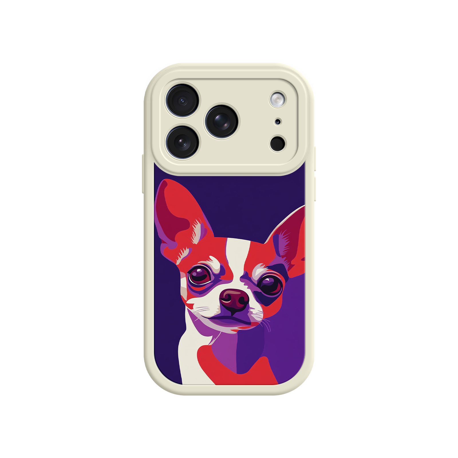 Pop Art Chihuahua Phone Case – Colorful Dog Design for iPhone & Android