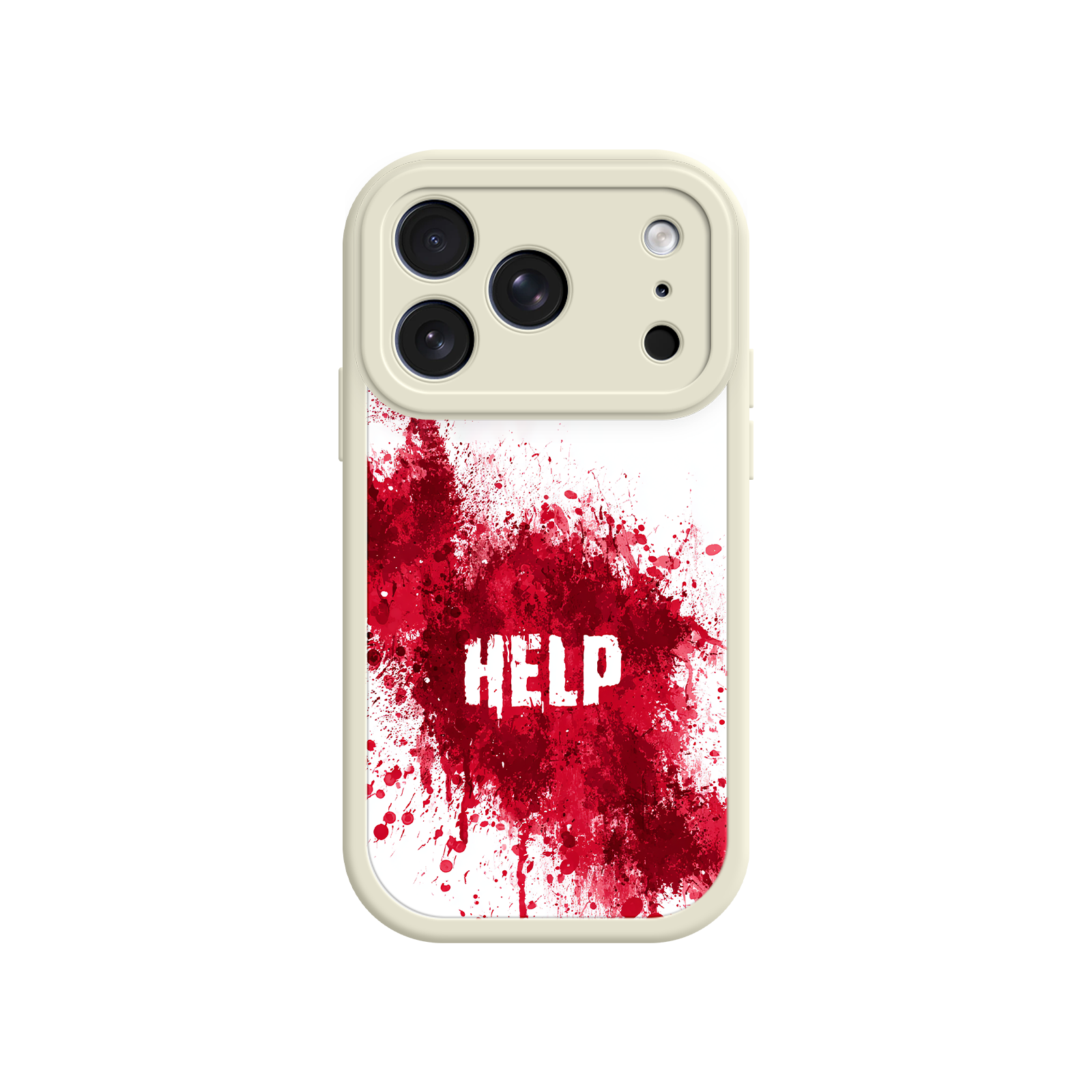 Bold phone case with horror-inspired design