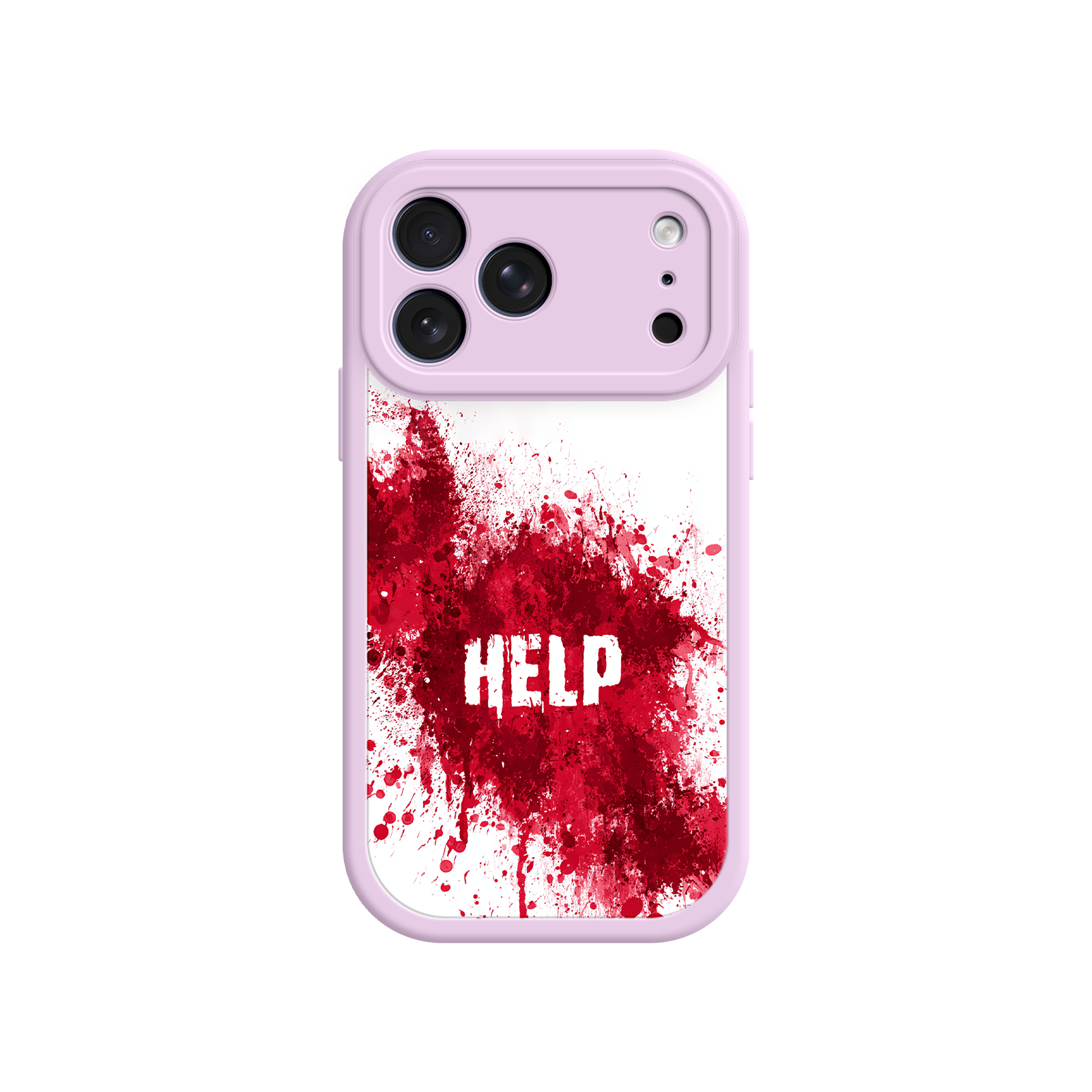 Red splatter iPhone case for edgy style lovers