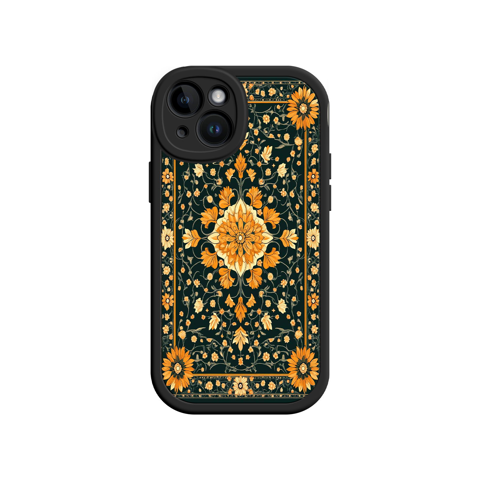 Ornate Floral iPhone 17 Case – Baroque Vintage Pattern Protective Cover for iPhone 16 Pro / Max