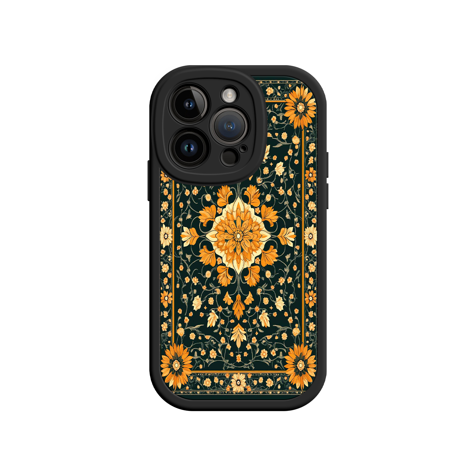 Ornate Floral iPhone 17 Case – Baroque Vintage Pattern Protective Cover for iPhone 16 Pro / Max