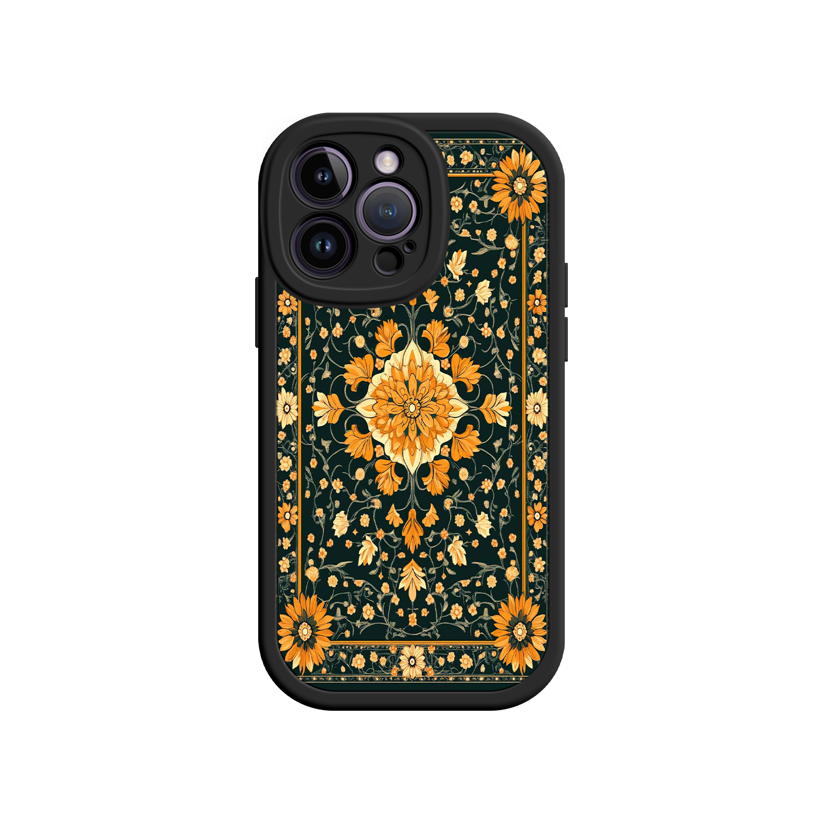 Ornate Floral iPhone 17 Case – Baroque Vintage Pattern Protective Cover for iPhone 16 Pro / Max