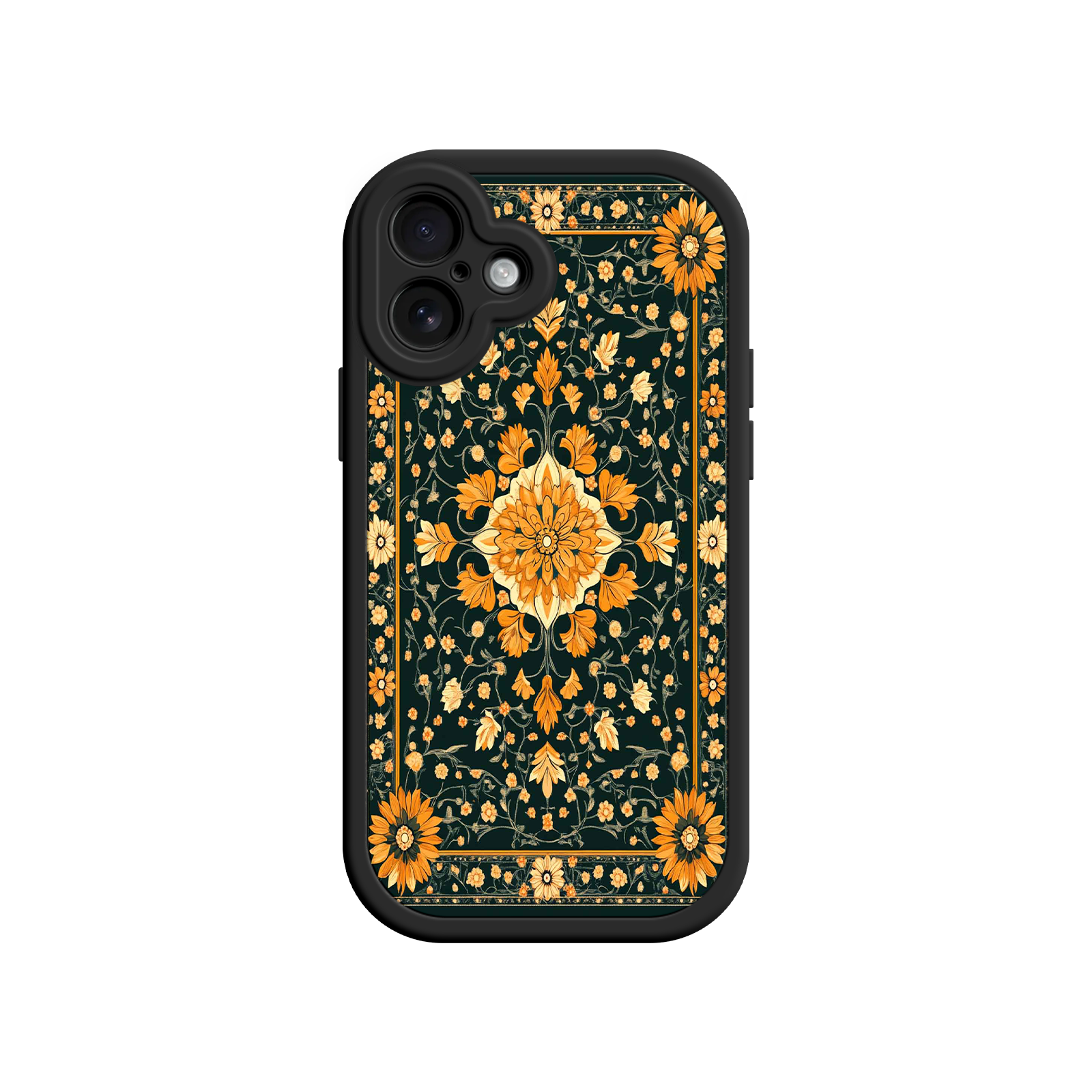 Ornate Floral iPhone 17 Case – Baroque Vintage Pattern Protective Cover for iPhone 16 Pro / Max