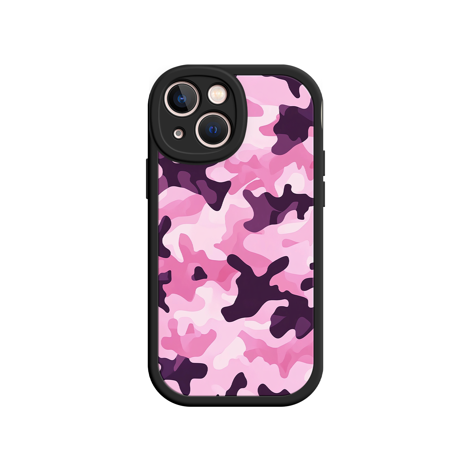 Pink Camo iPhone 17 Case – Camouflage, Feminine Style, Protective Phone Cover