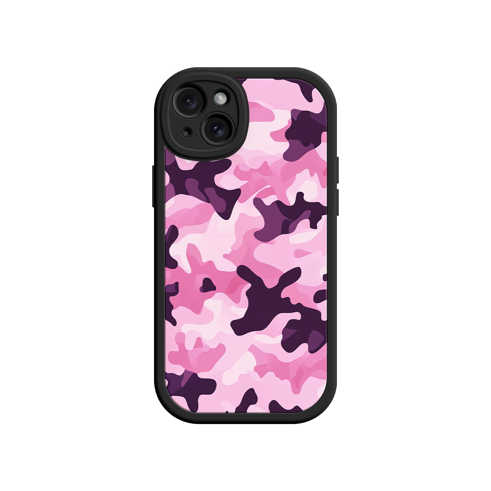 Pink Camo iPhone 17 Case – Camouflage, Feminine Style, Protective Phone Cover