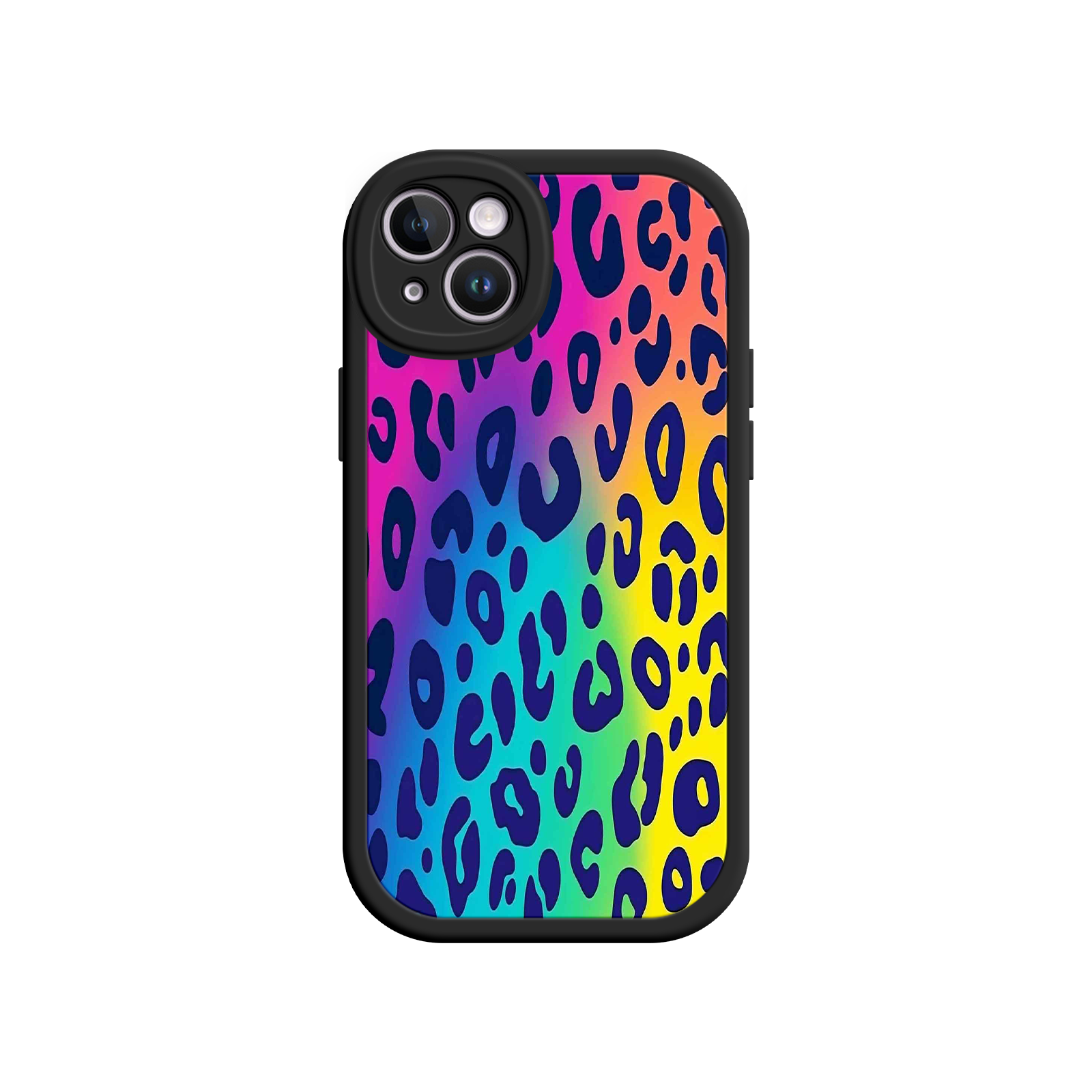 Rainbow Leopard Print iPhone 17 Case – Vibrant Gradient Leopard Pattern, Colorful Animal Print Design, Trendy Animal Print Phone Cover