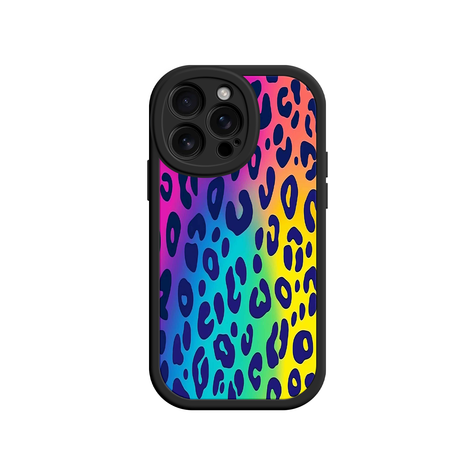 Rainbow Leopard Print iPhone 17 Case – Vibrant Gradient Leopard Pattern, Colorful Animal Print Design, Trendy Animal Print Phone Cover