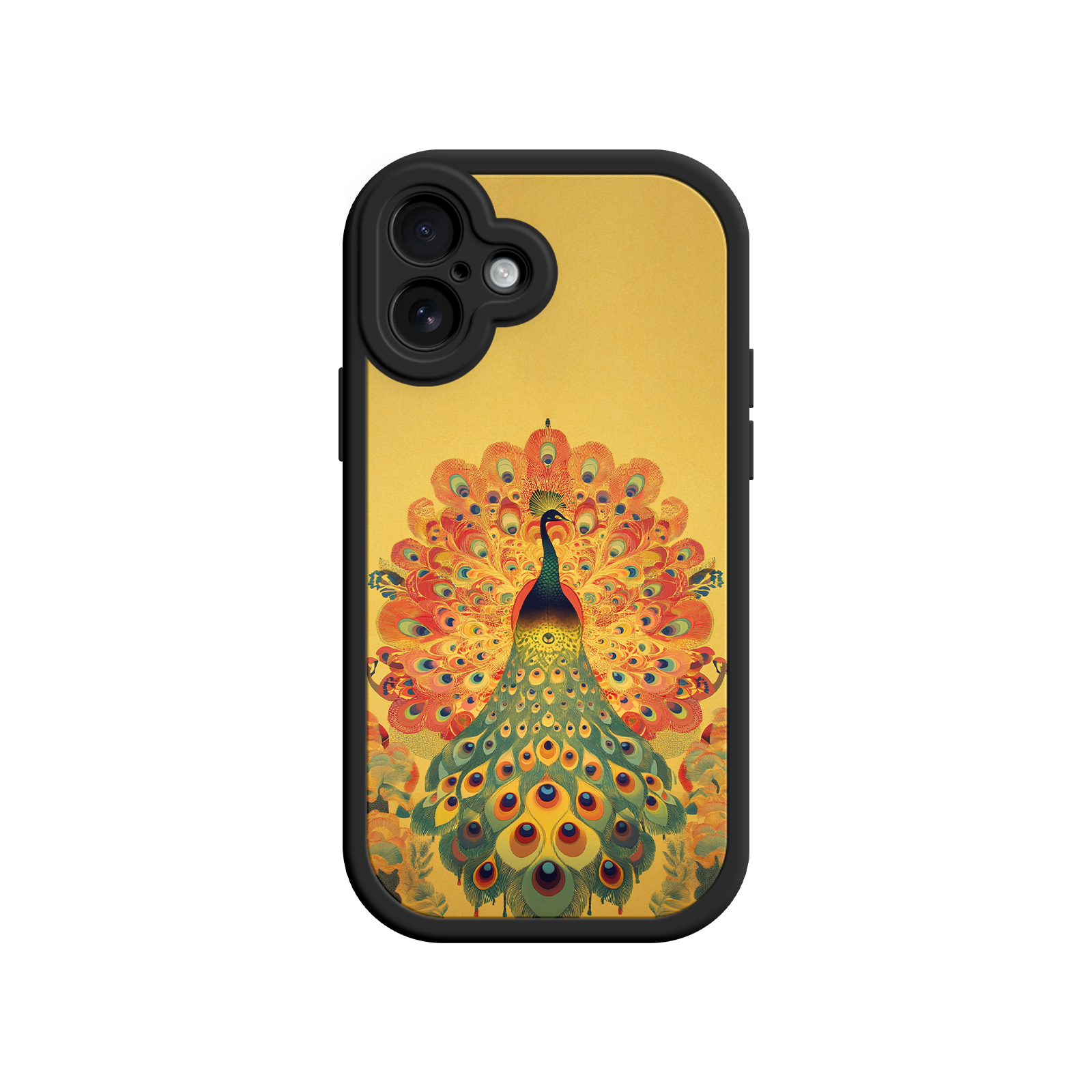 Peacock iPhone Case – Artistic Bird Design with Vibrant Feathers & Boho Style