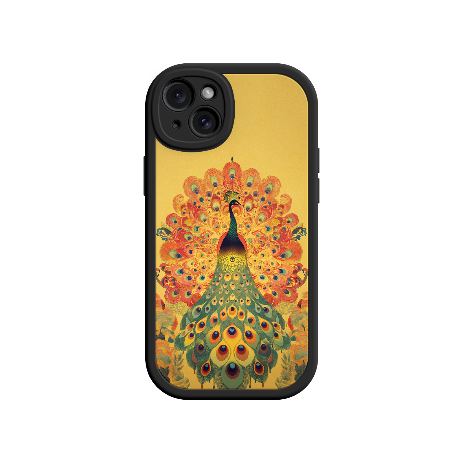Peacock iPhone Case – Artistic Bird Design with Vibrant Feathers & Boho Style