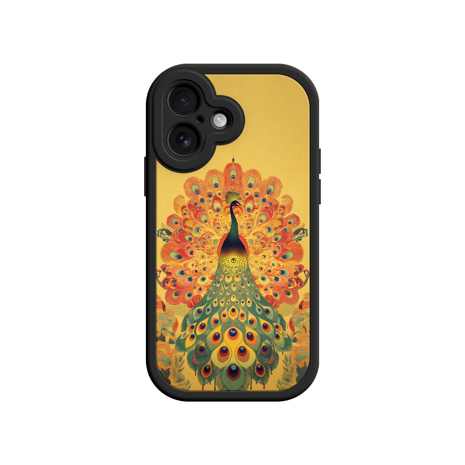 Peacock iPhone Case – Artistic Bird Design with Vibrant Feathers & Boho Style