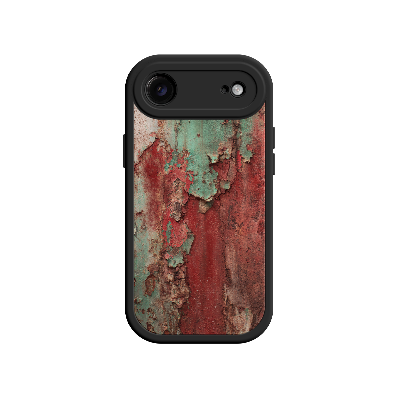 Rustic Metal Texture Phone Case – Vintage Industrial Style for iPhone 17