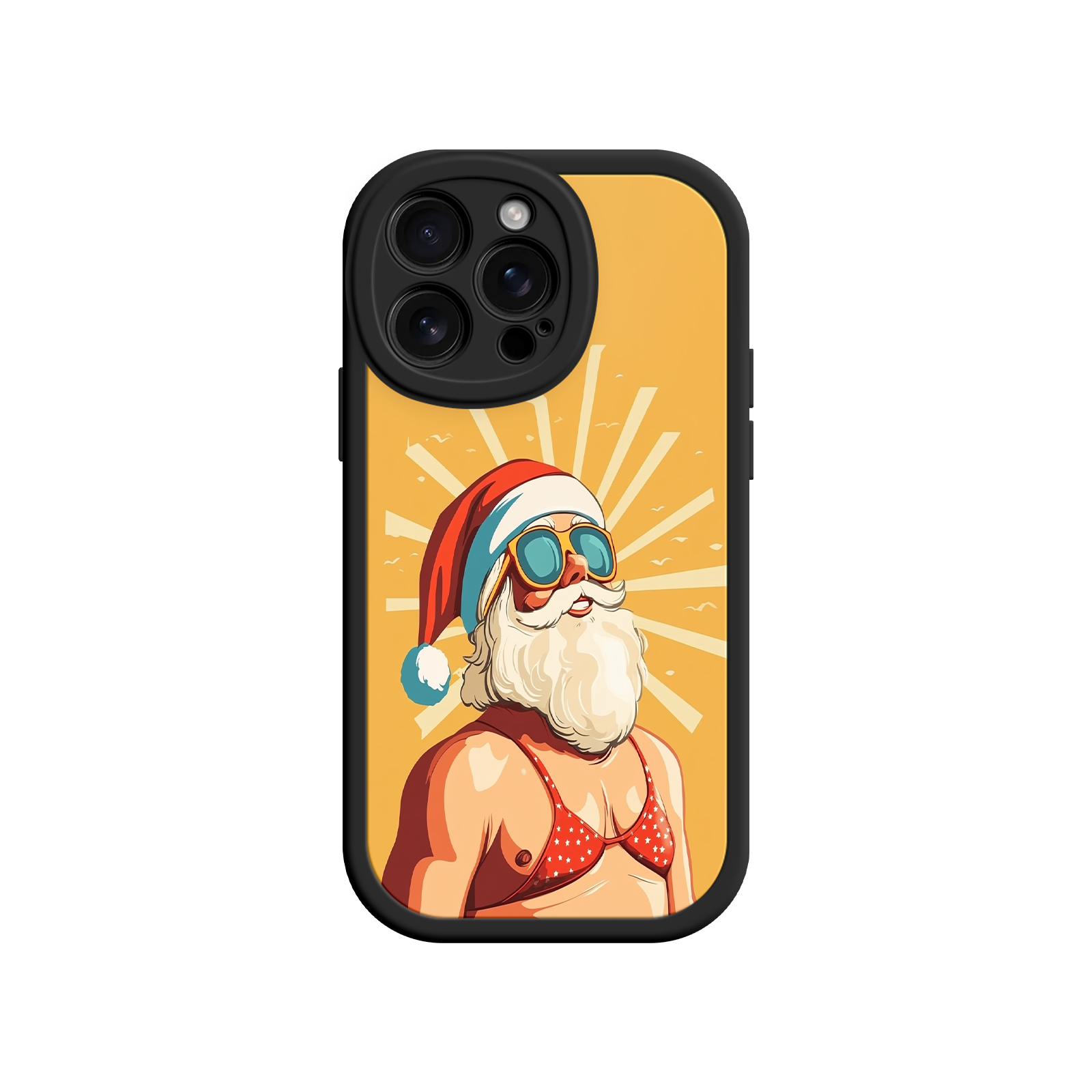 Santa Claus phone case for festive tech accessories