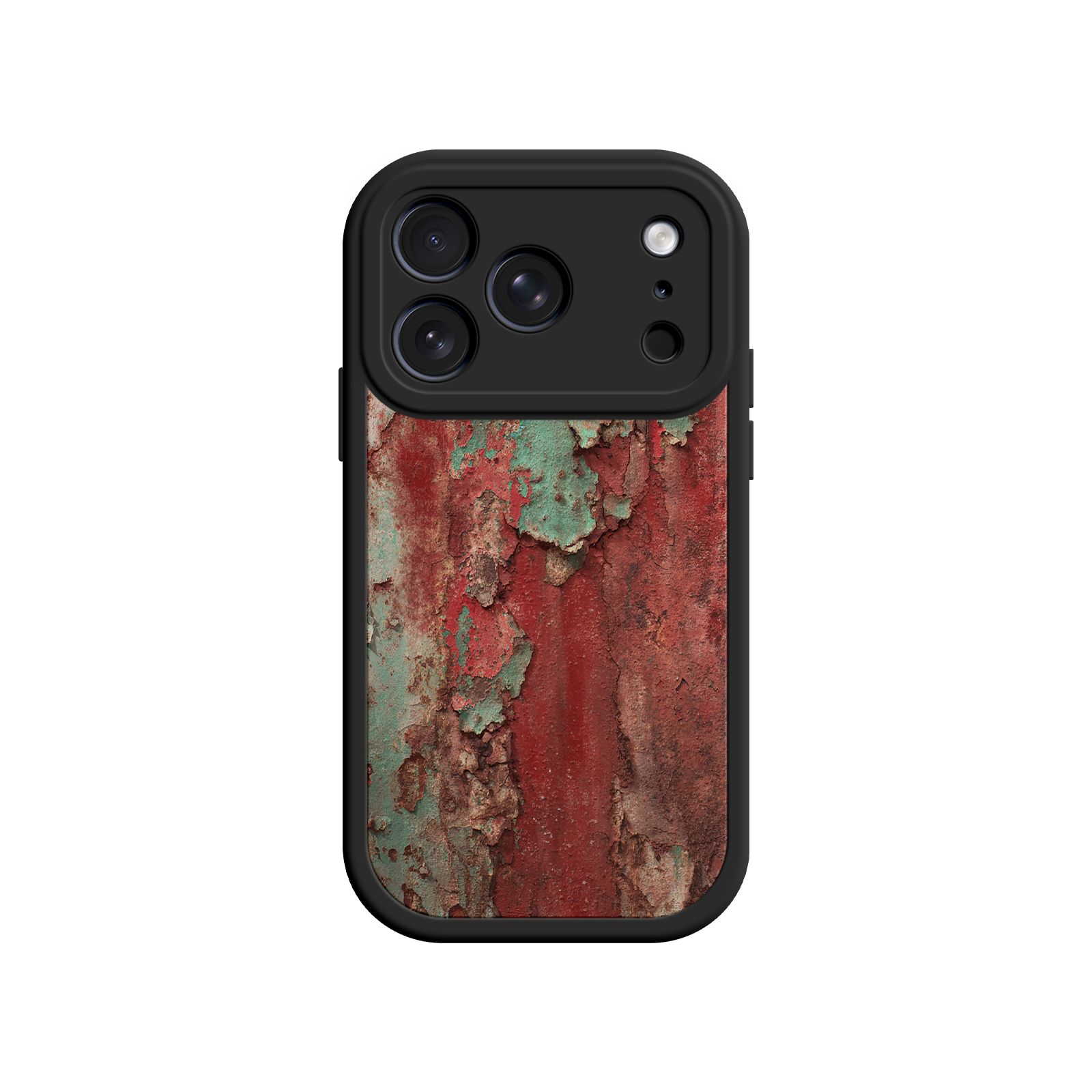 Rustic Metal Texture Phone Case – Vintage Industrial Style for iPhone 17