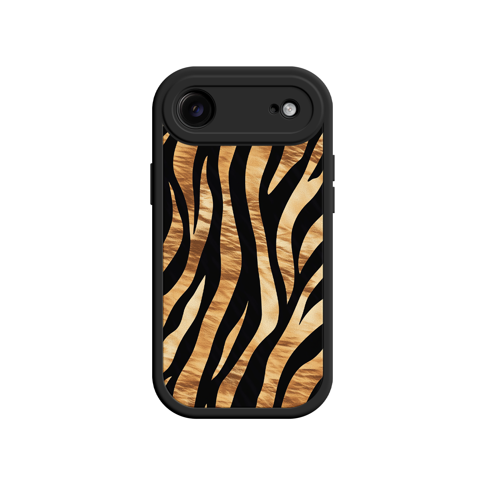 iPhone case with tiger stripe animal print