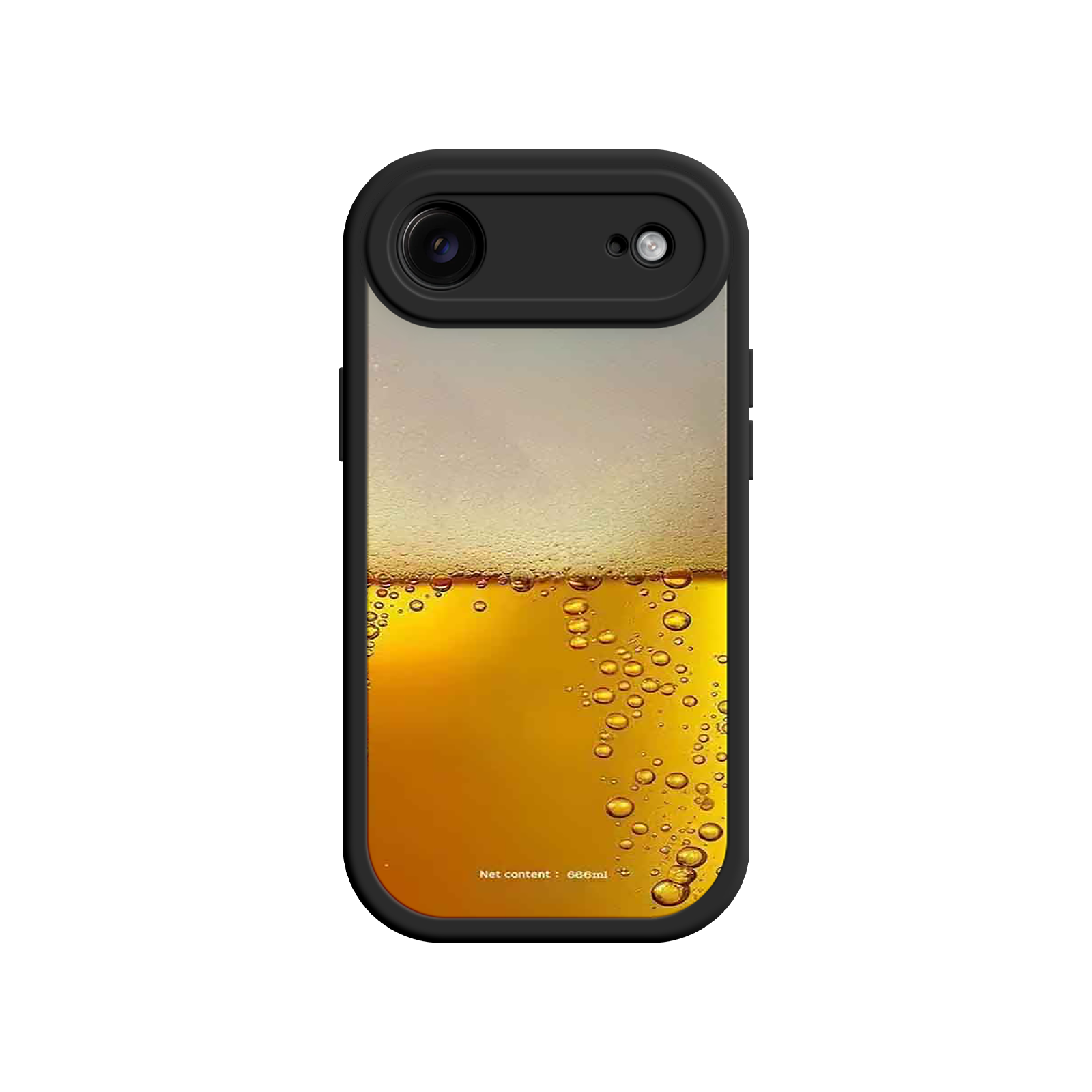 Funny Beer Glass Phone Case – Realistic Foam Design, Novelty Gift for Beer Lovers