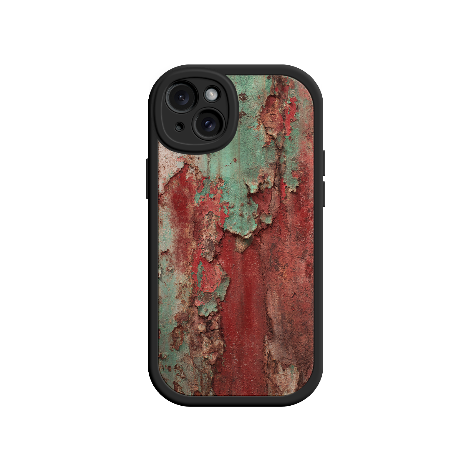 Rustic Metal Texture Phone Case – Vintage Industrial Style for iPhone 17