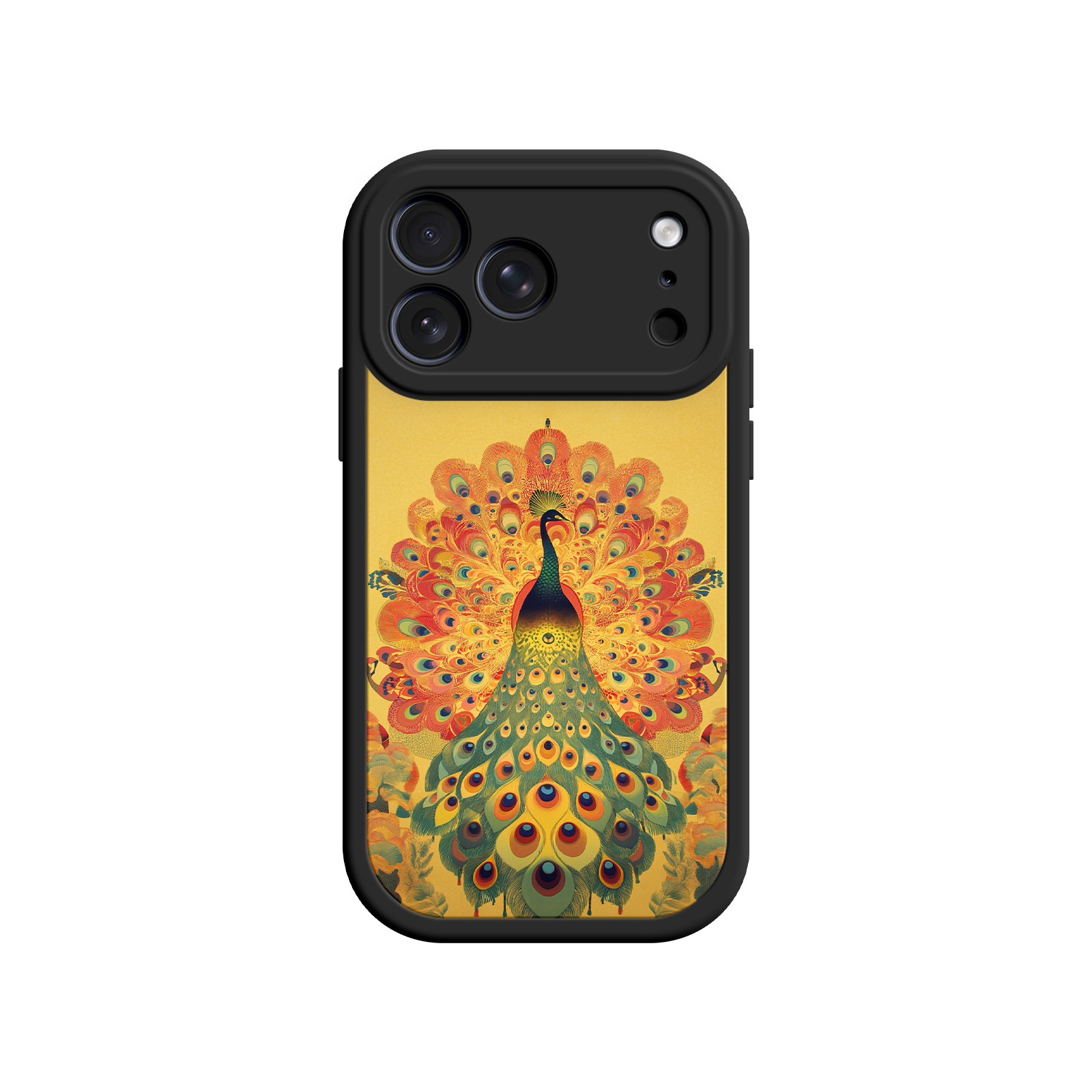 Peacock iPhone Case – Artistic Bird Design with Vibrant Feathers & Boho Style