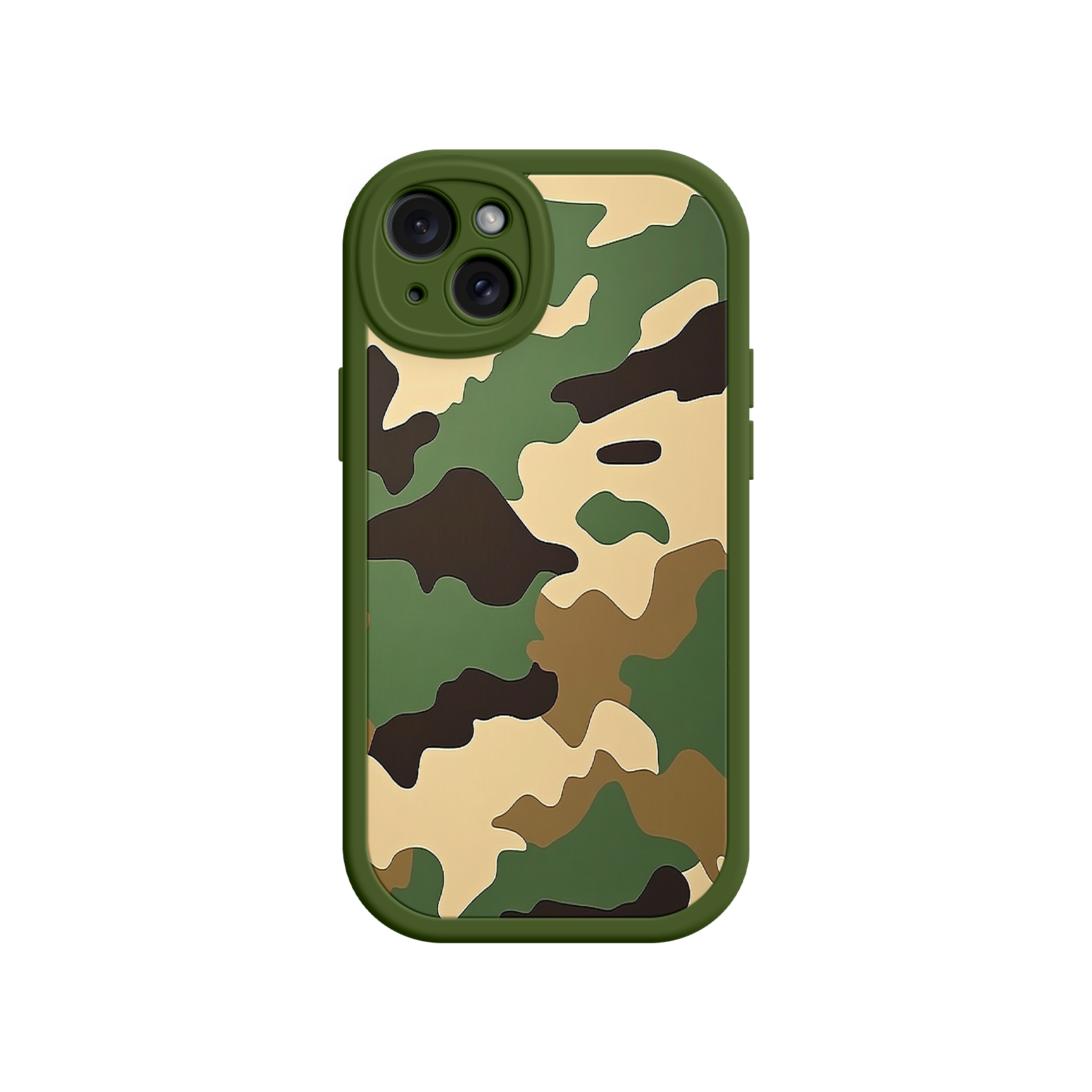 Military Camo iPhone 17 Case – Woodland Camouflage, Tactical Design, Rugged Phone Cover