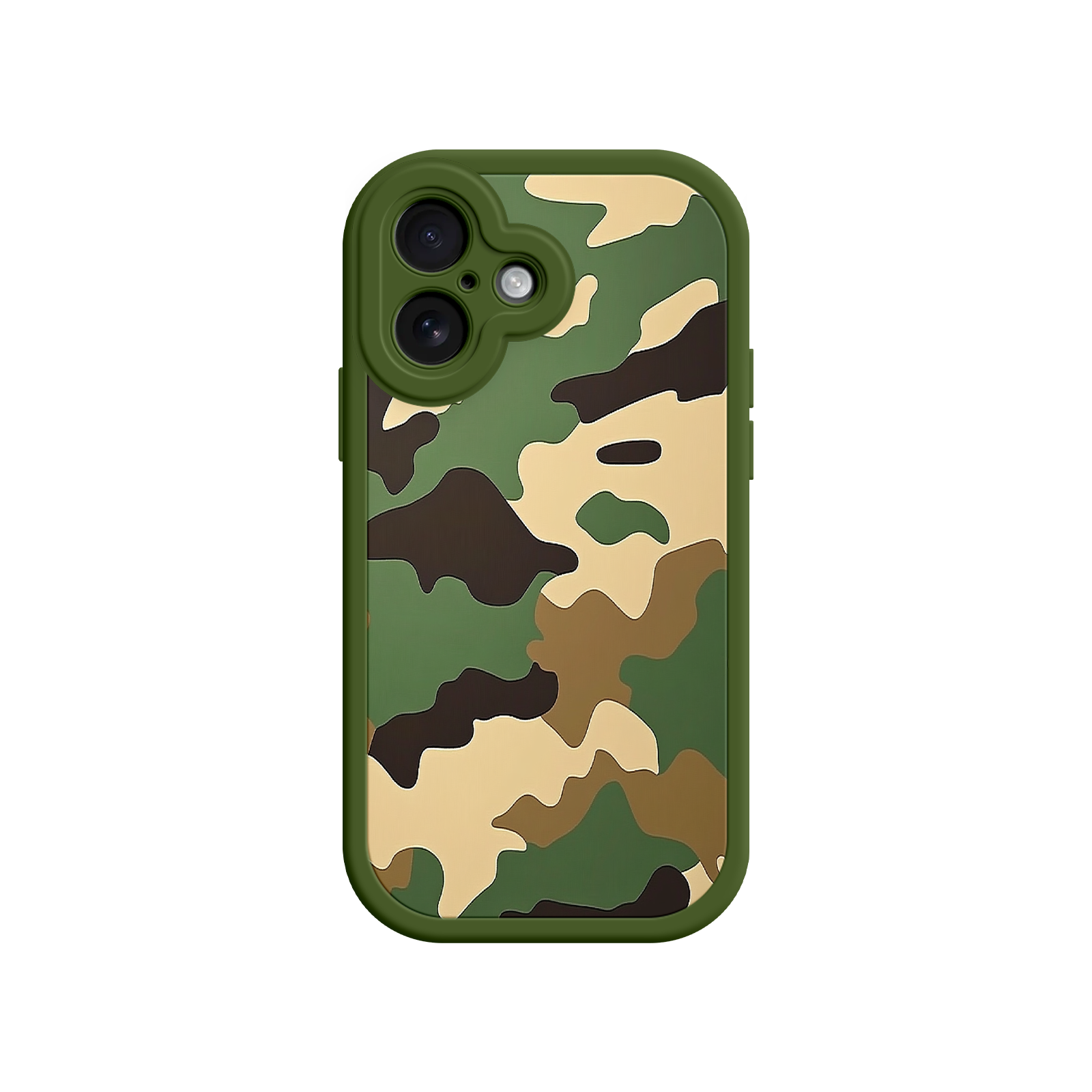 Military Camo iPhone 17 Case – Woodland Camouflage, Tactical Design, Rugged Phone Cover