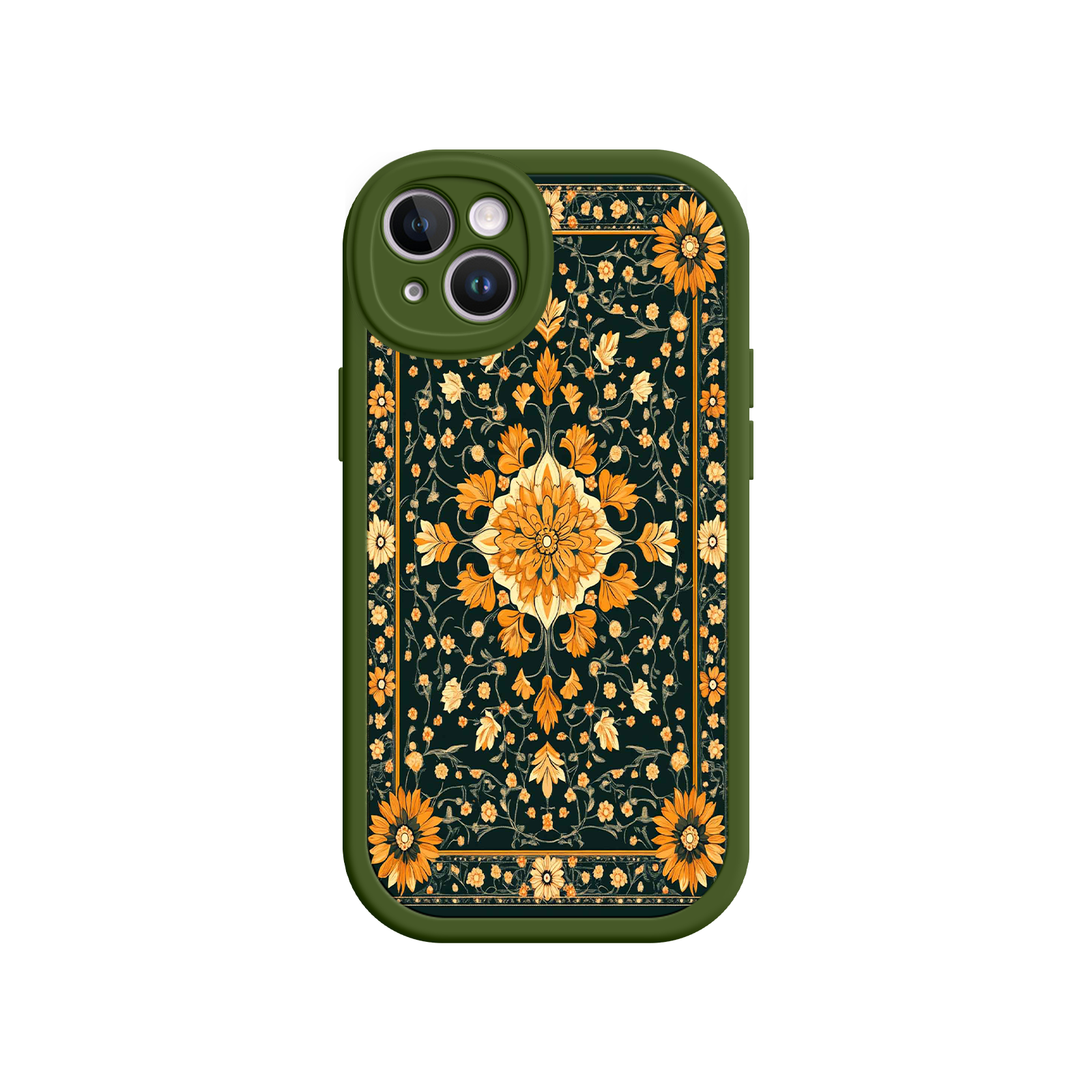Ornate Floral iPhone 17 Case – Baroque Vintage Pattern Protective Cover for iPhone 16 Pro / Max