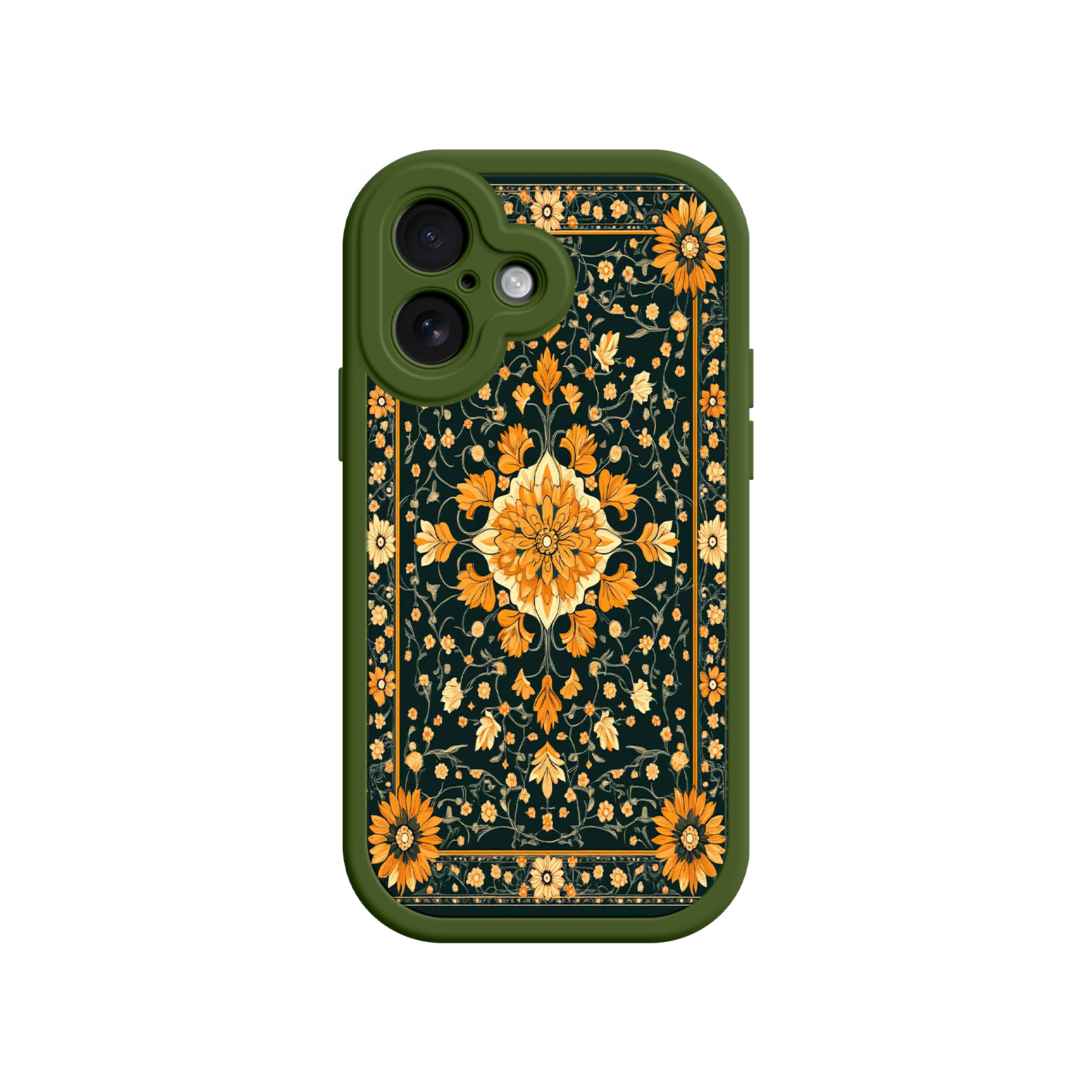 Ornate Floral iPhone 17 Case – Baroque Vintage Pattern Protective Cover for iPhone 16 Pro / Max