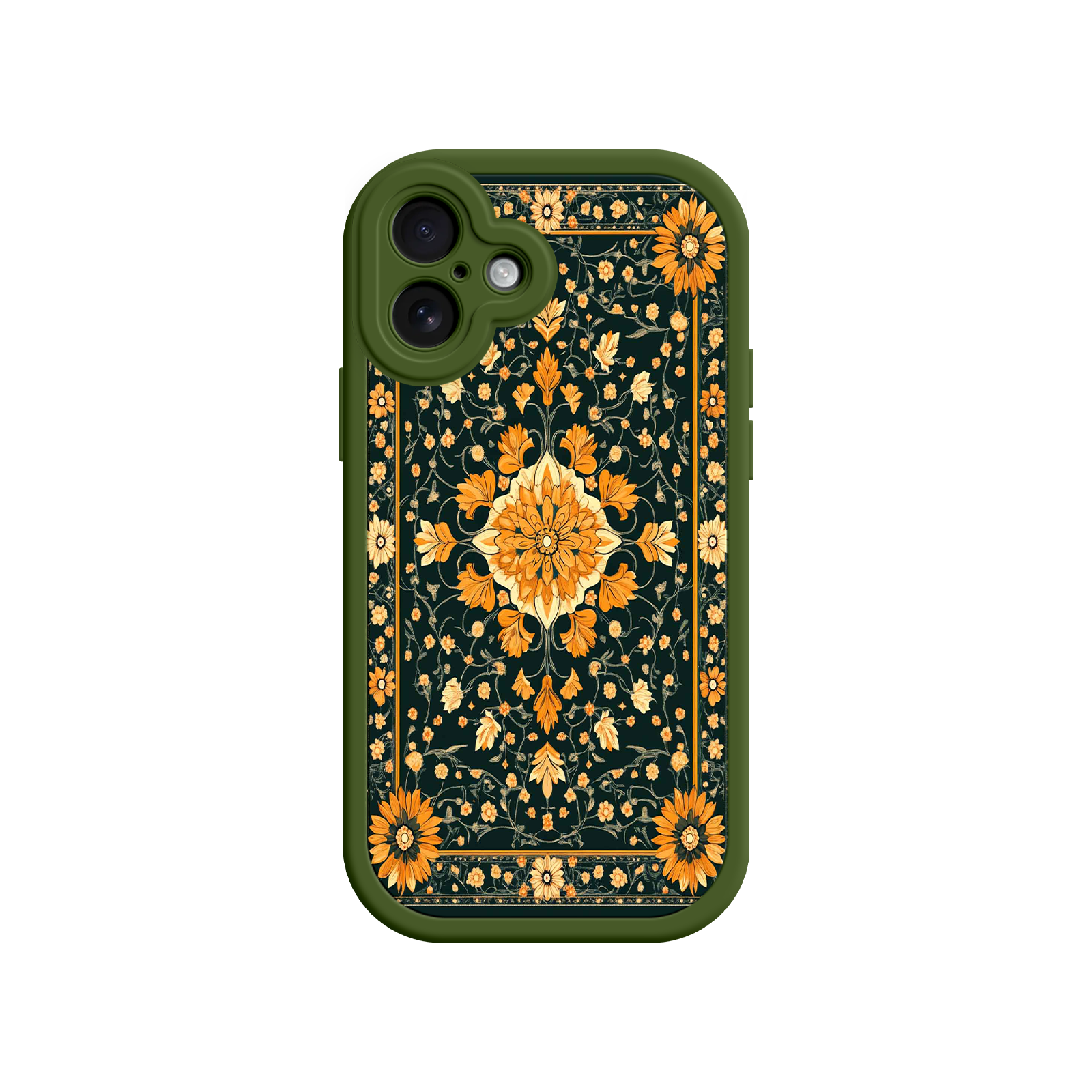 Ornate Floral iPhone 17 Case – Baroque Vintage Pattern Protective Cover for iPhone 16 Pro / Max