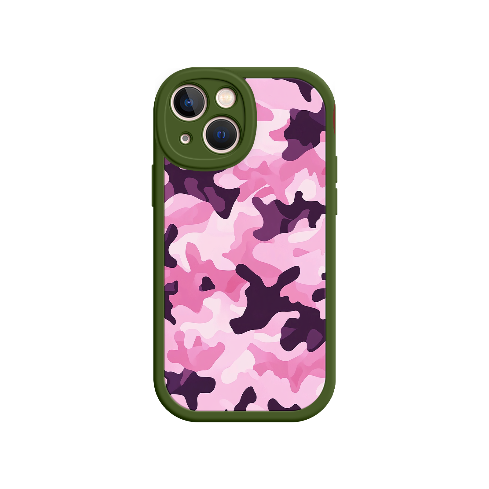 Pink Camo iPhone 17 Case – Camouflage, Feminine Style, Protective Phone Cover