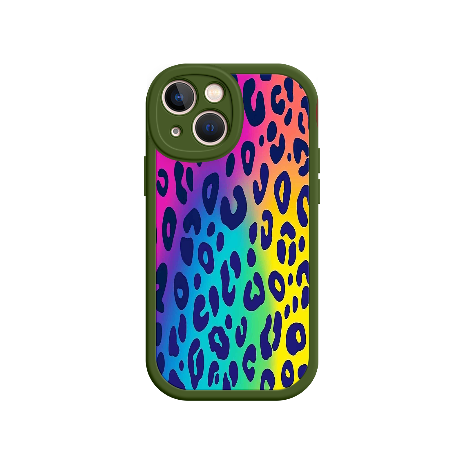 Rainbow Leopard Print iPhone 17 Case – Vibrant Gradient Leopard Pattern, Colorful Animal Print Design, Trendy Animal Print Phone Cover