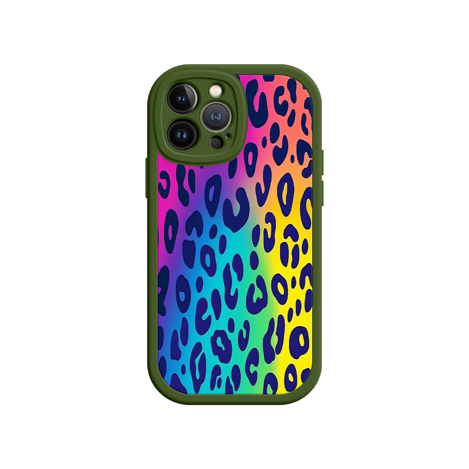 Rainbow Leopard Print iPhone 17 Case – Vibrant Gradient Leopard Pattern, Colorful Animal Print Design, Trendy Animal Print Phone Cover