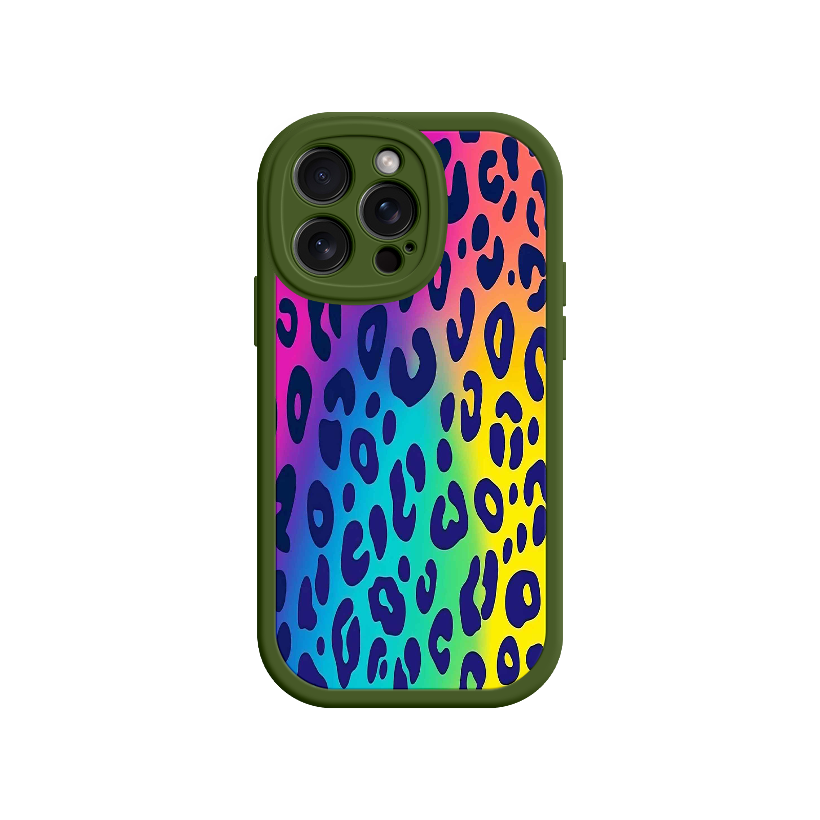 Rainbow Leopard Print iPhone 17 Case – Vibrant Gradient Leopard Pattern, Colorful Animal Print Design, Trendy Animal Print Phone Cover
