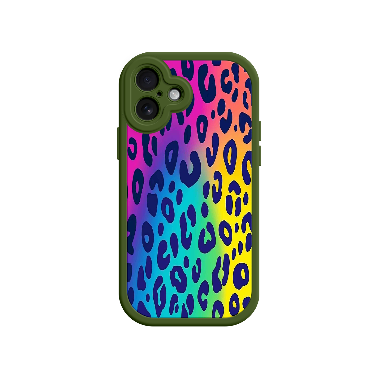 Rainbow Leopard Print iPhone 17 Case – Vibrant Gradient Leopard Pattern, Colorful Animal Print Design, Trendy Animal Print Phone Cover