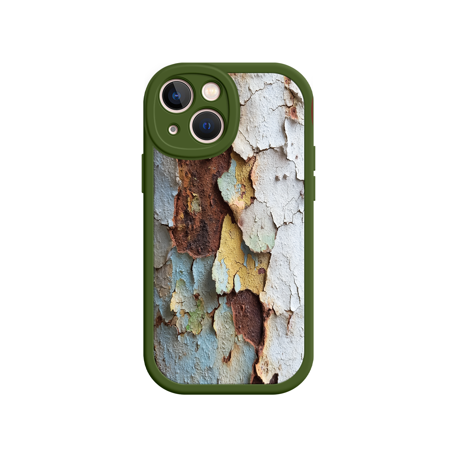 Rustic Patina Phone Case – Vintage Peeling Paint Design for iPhone 17