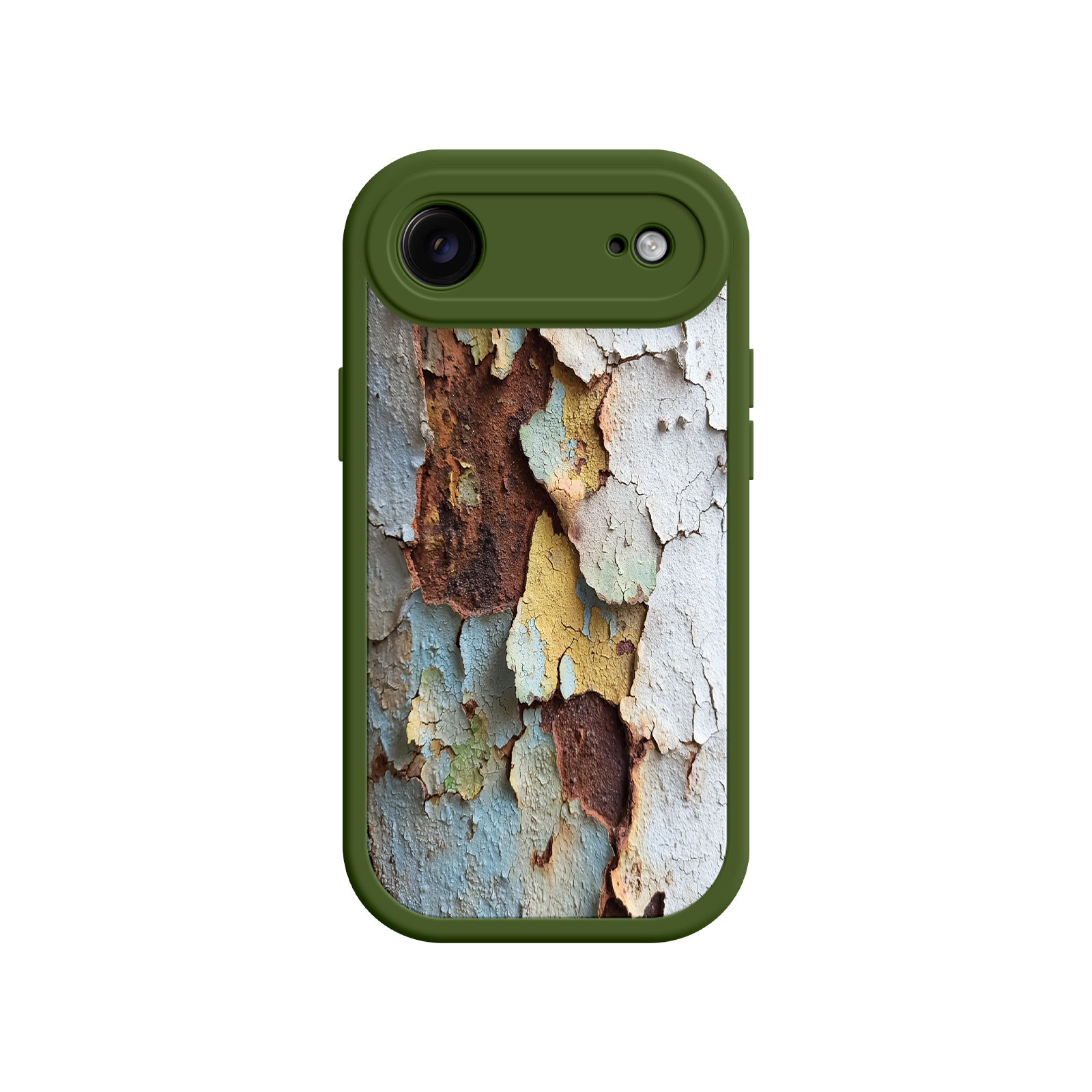 Rustic phone case representing time and decay