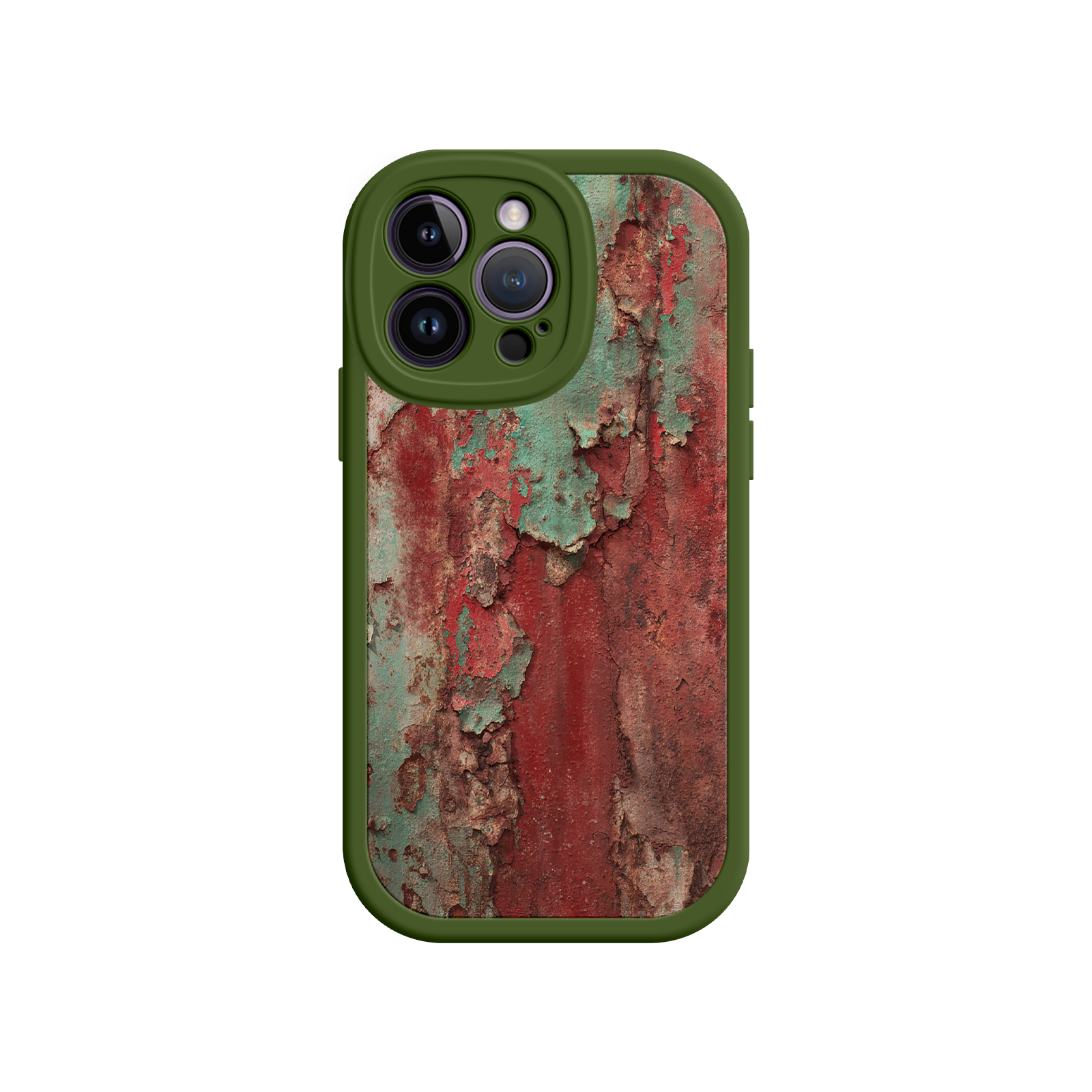 Rustic Metal Texture Phone Case – Vintage Industrial Style for iPhone 17