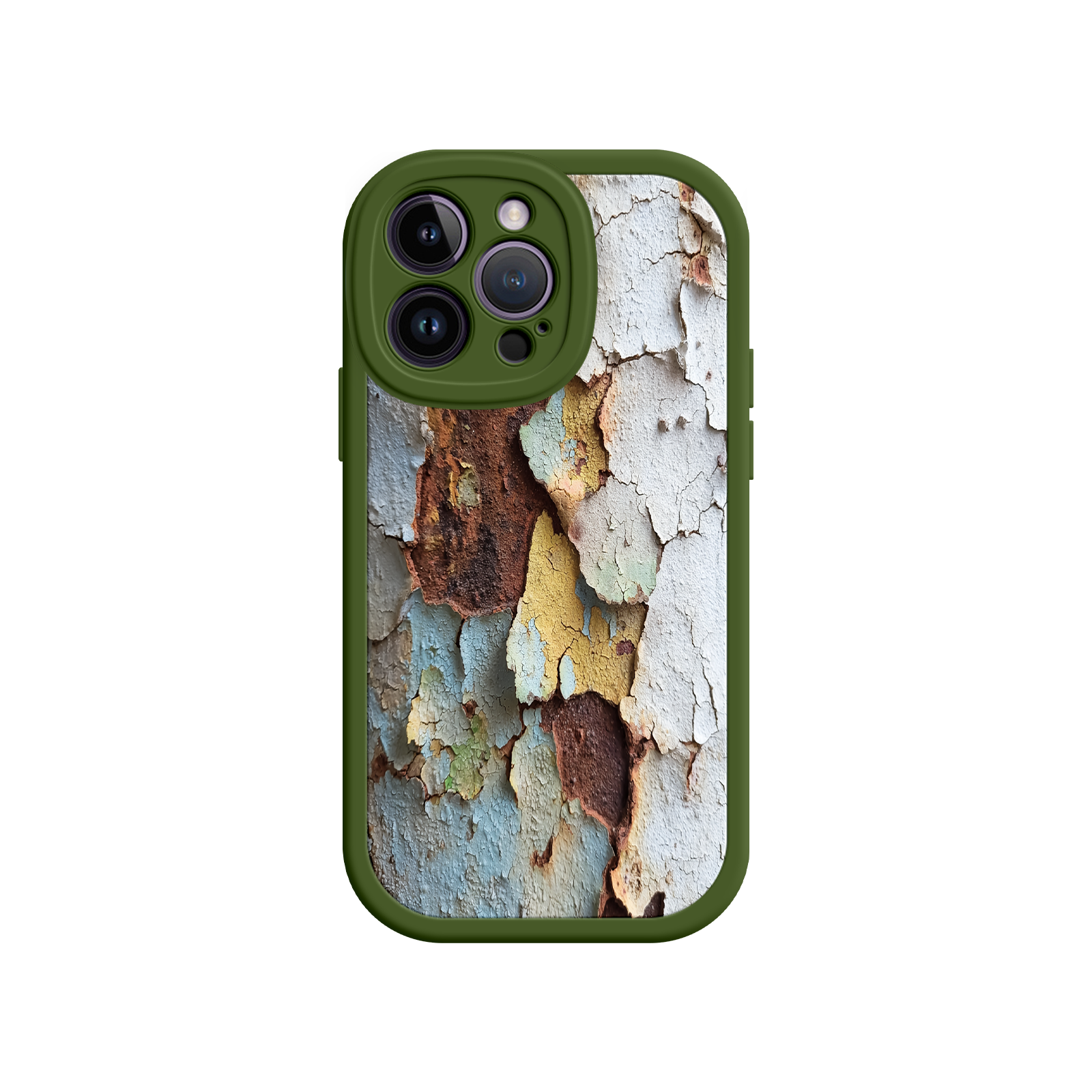 Rustic Patina Phone Case – Vintage Peeling Paint Design for iPhone 17