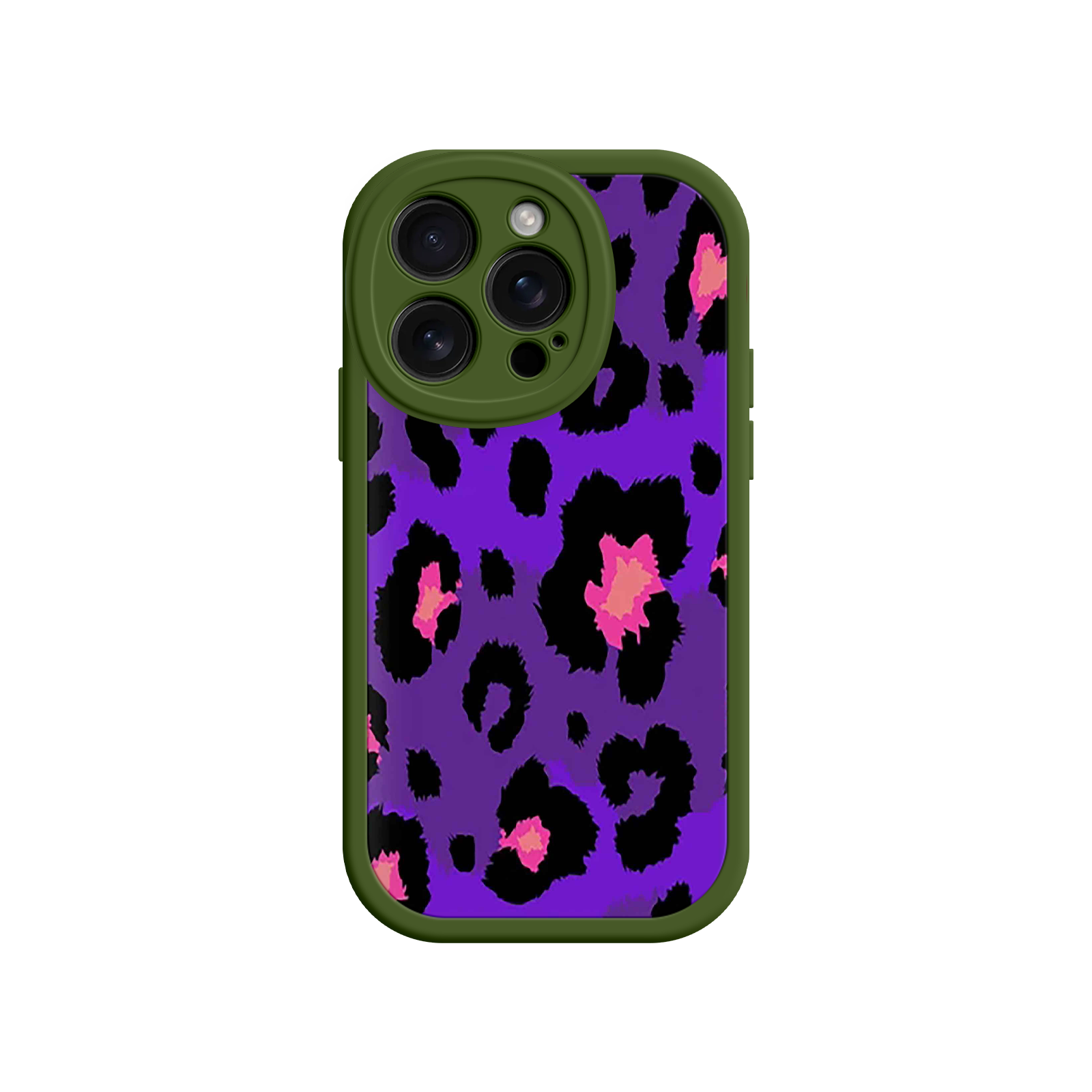 Purple Leopard Print iPhone 17 Case – Trendy Animal Print, Protective Fashion Cover, Bold & Stylish Design