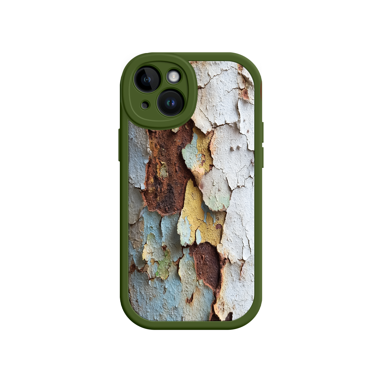 Rustic Patina Phone Case – Vintage Peeling Paint Design for iPhone 17