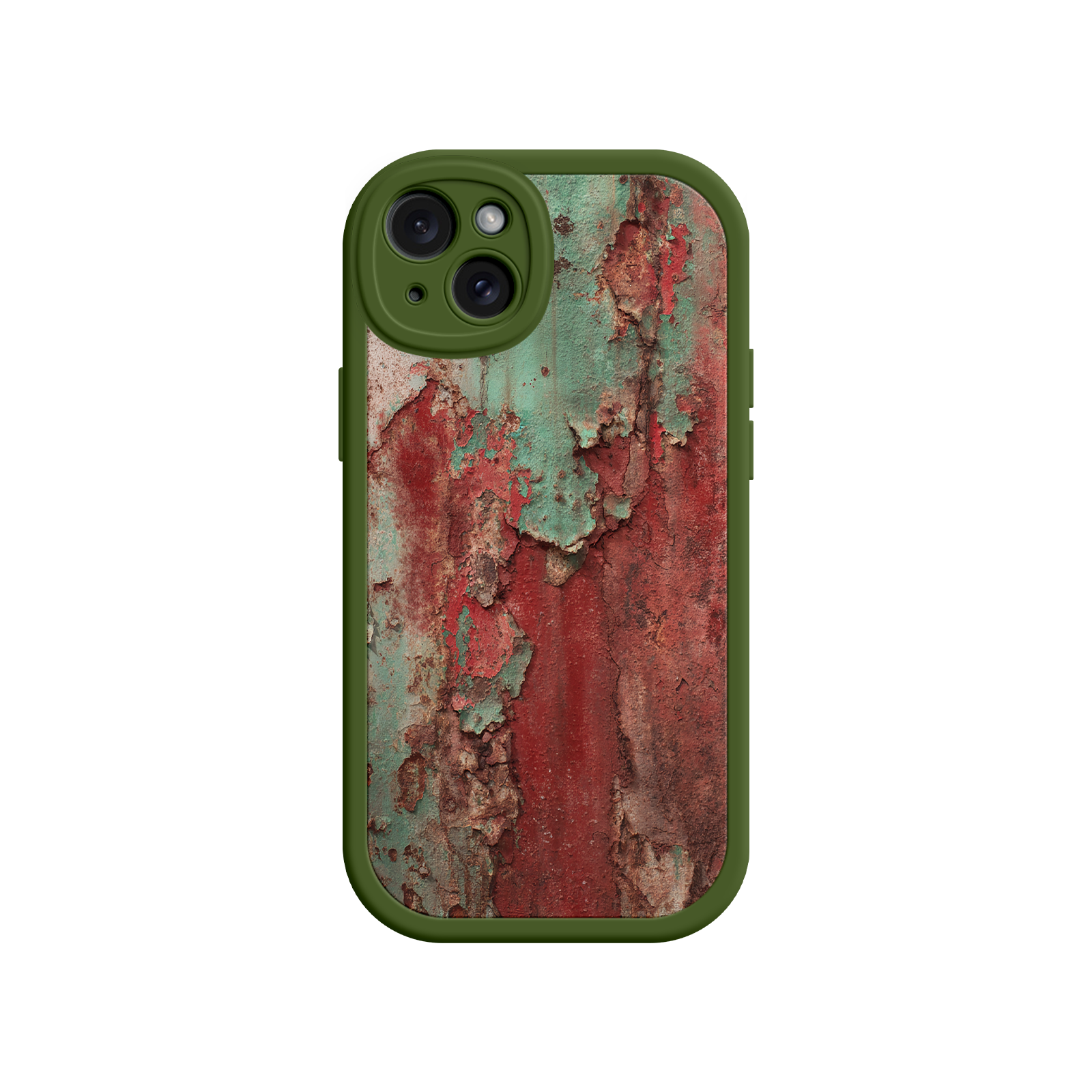 Rustic Metal Texture Phone Case – Vintage Industrial Style for iPhone 17