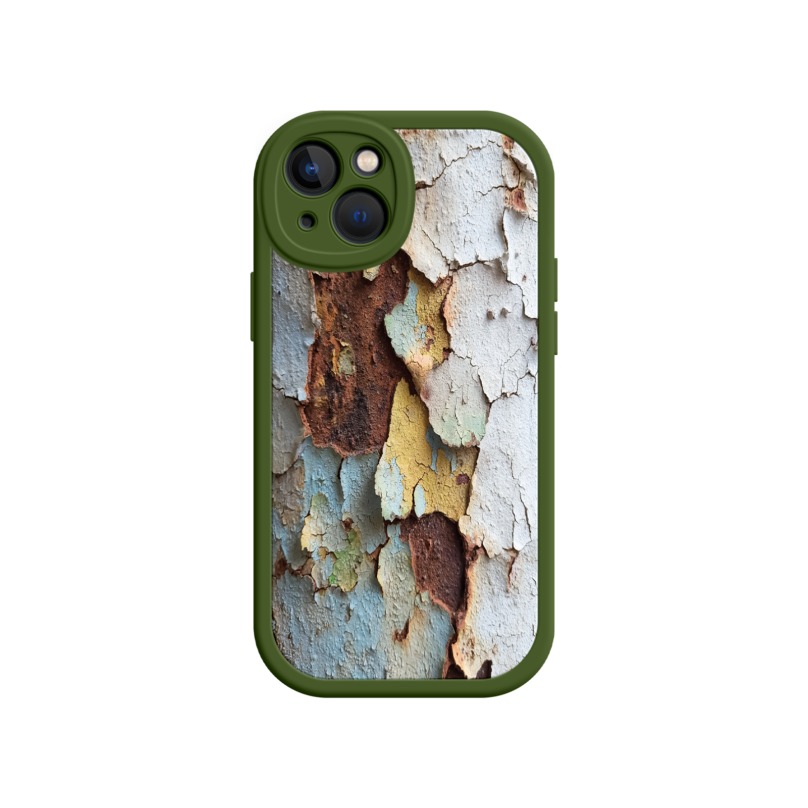 Rustic Patina Phone Case – Vintage Peeling Paint Design for iPhone 17