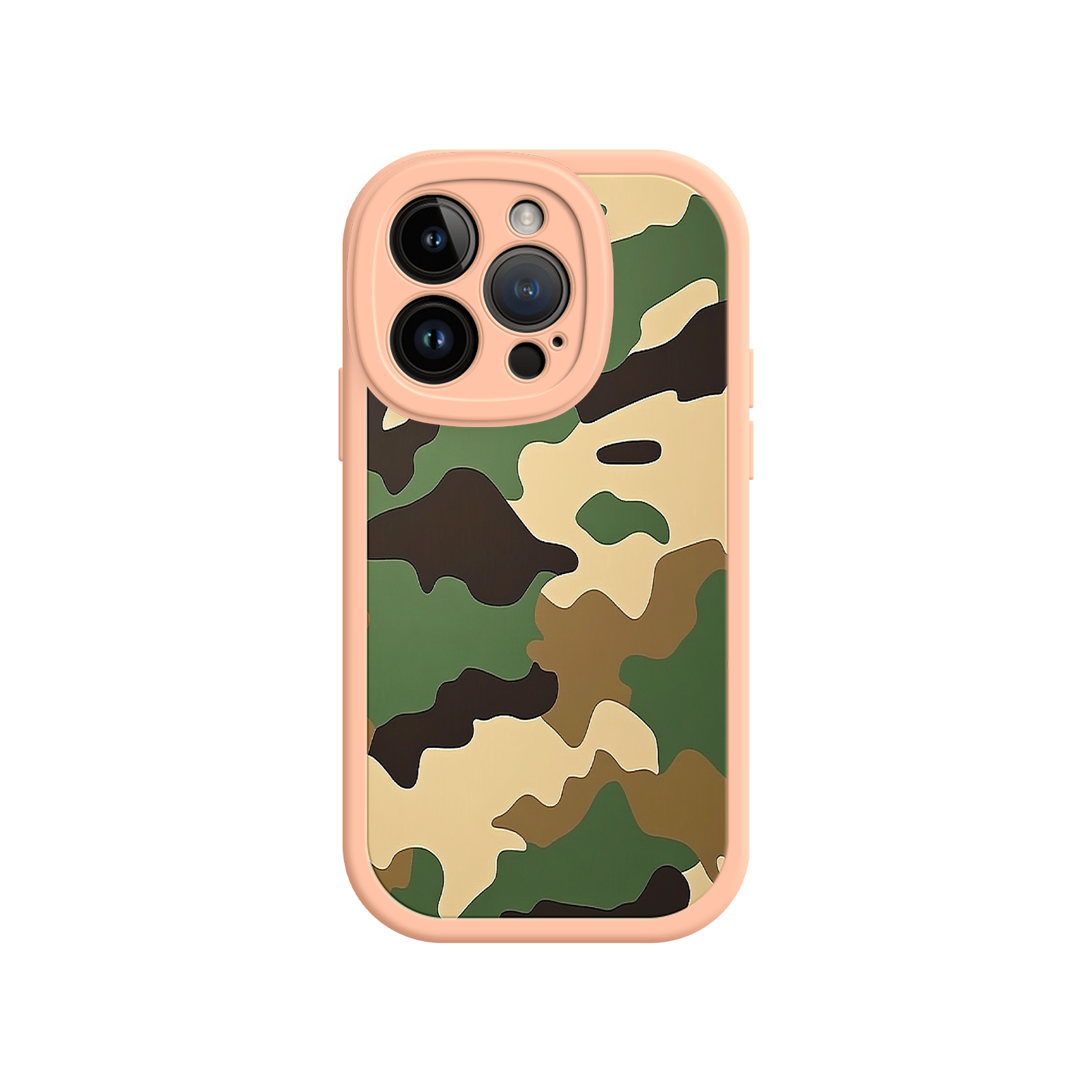 Military Camo iPhone 17 Case – Woodland Camouflage, Tactical Design, Rugged Phone Cover