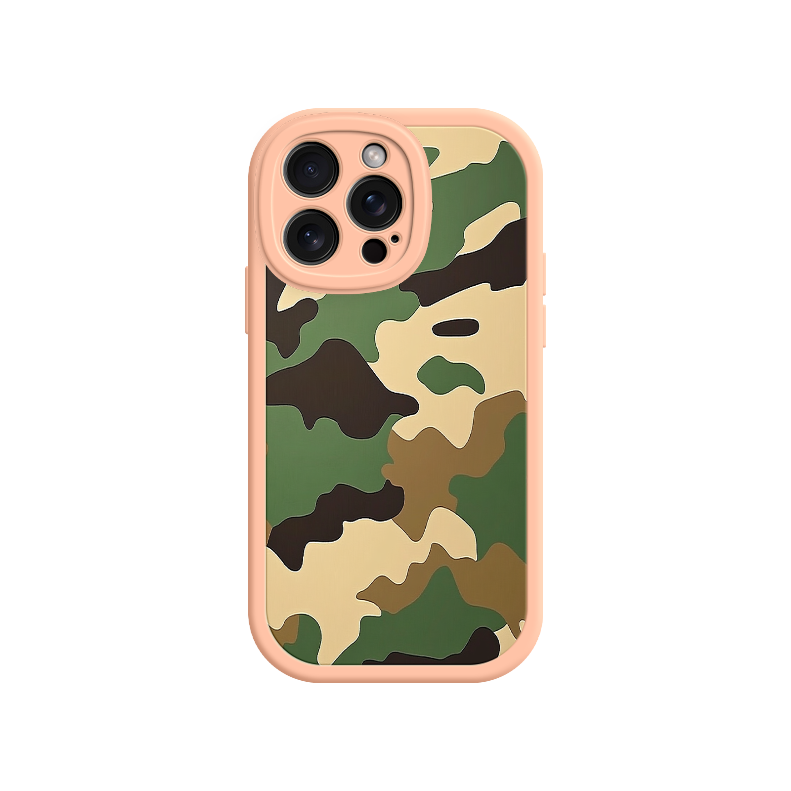 Military Camo iPhone 17 Case – Woodland Camouflage, Tactical Design, Rugged Phone Cover