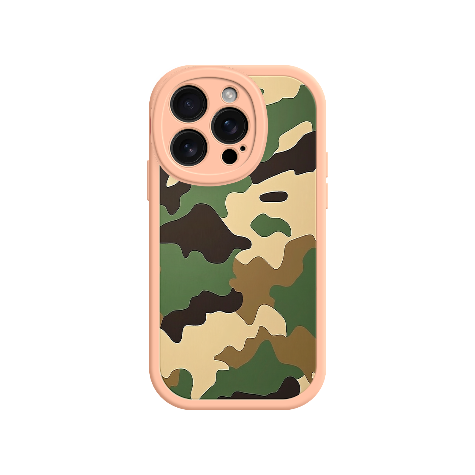 Military Camo iPhone 17 Case – Woodland Camouflage, Tactical Design, Rugged Phone Cover