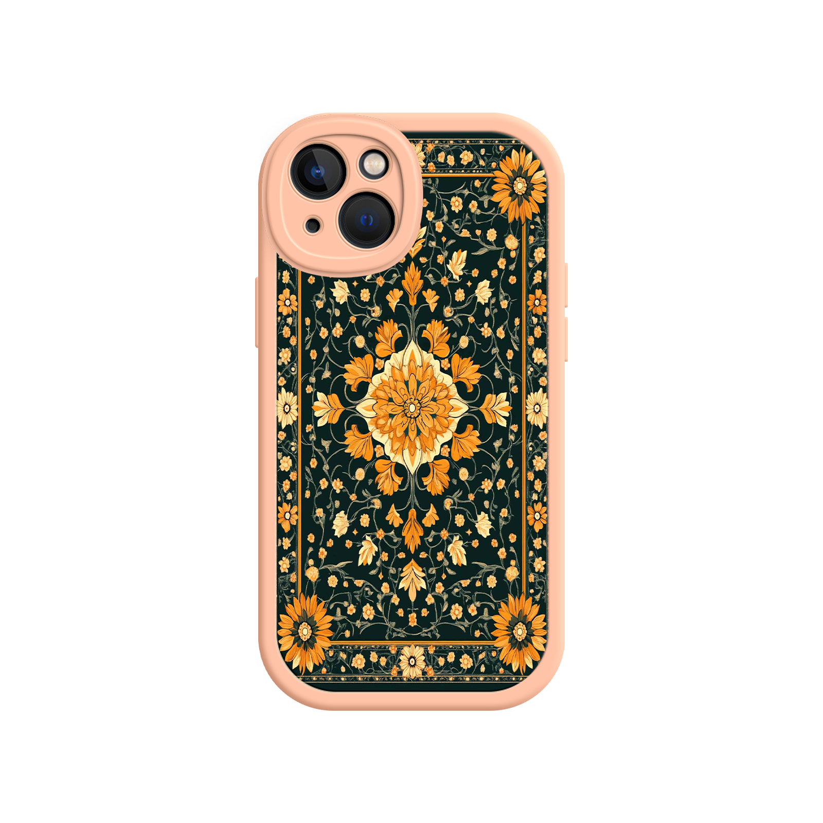 Ornate Floral iPhone 17 Case – Baroque Vintage Pattern Protective Cover for iPhone 16 Pro / Max