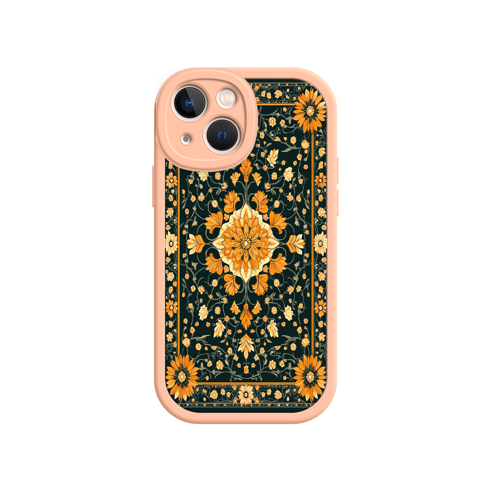 Ornate Floral iPhone 17 Case – Baroque Vintage Pattern Protective Cover for iPhone 16 Pro / Max