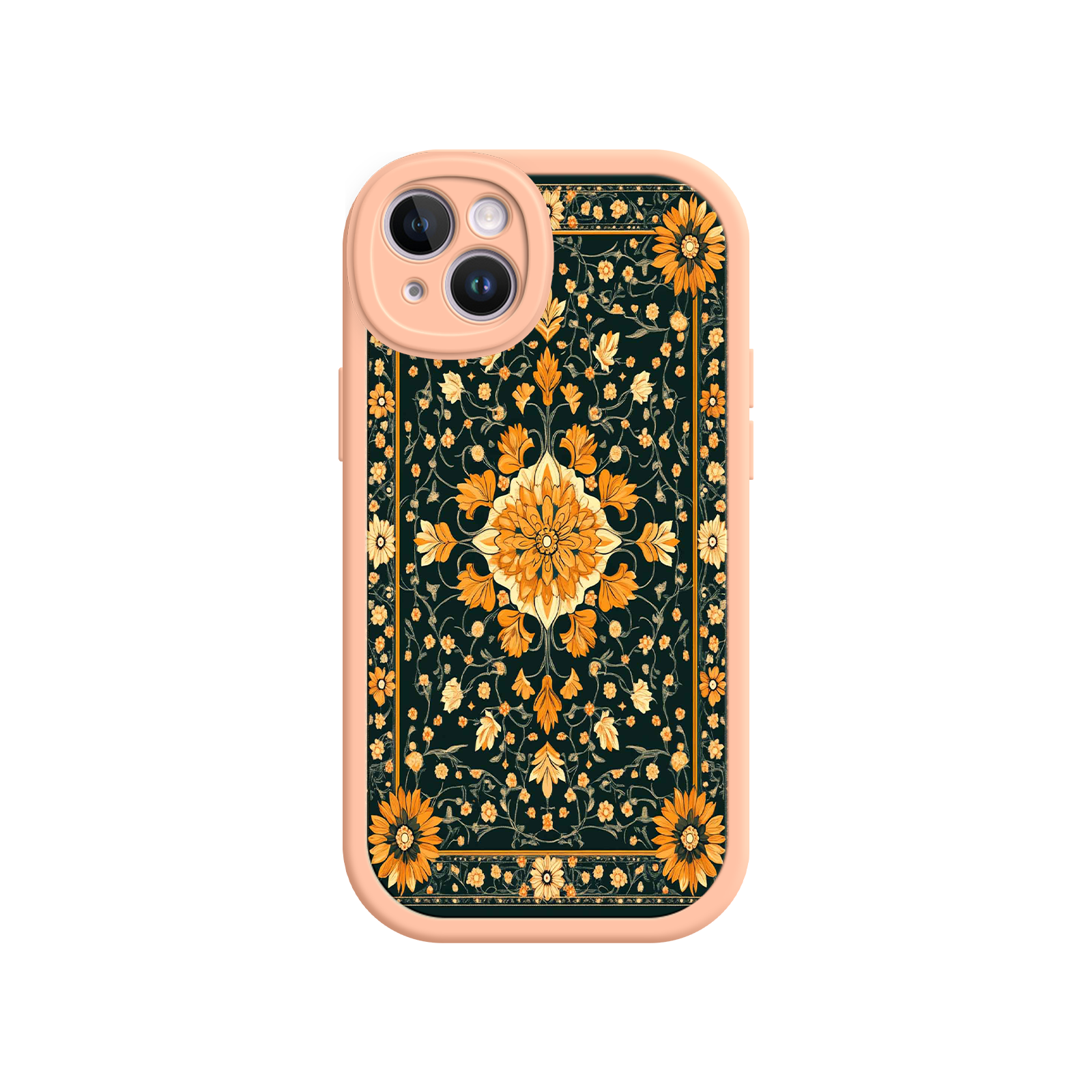 Ornate Floral iPhone 17 Case – Baroque Vintage Pattern Protective Cover for iPhone 16 Pro / Max